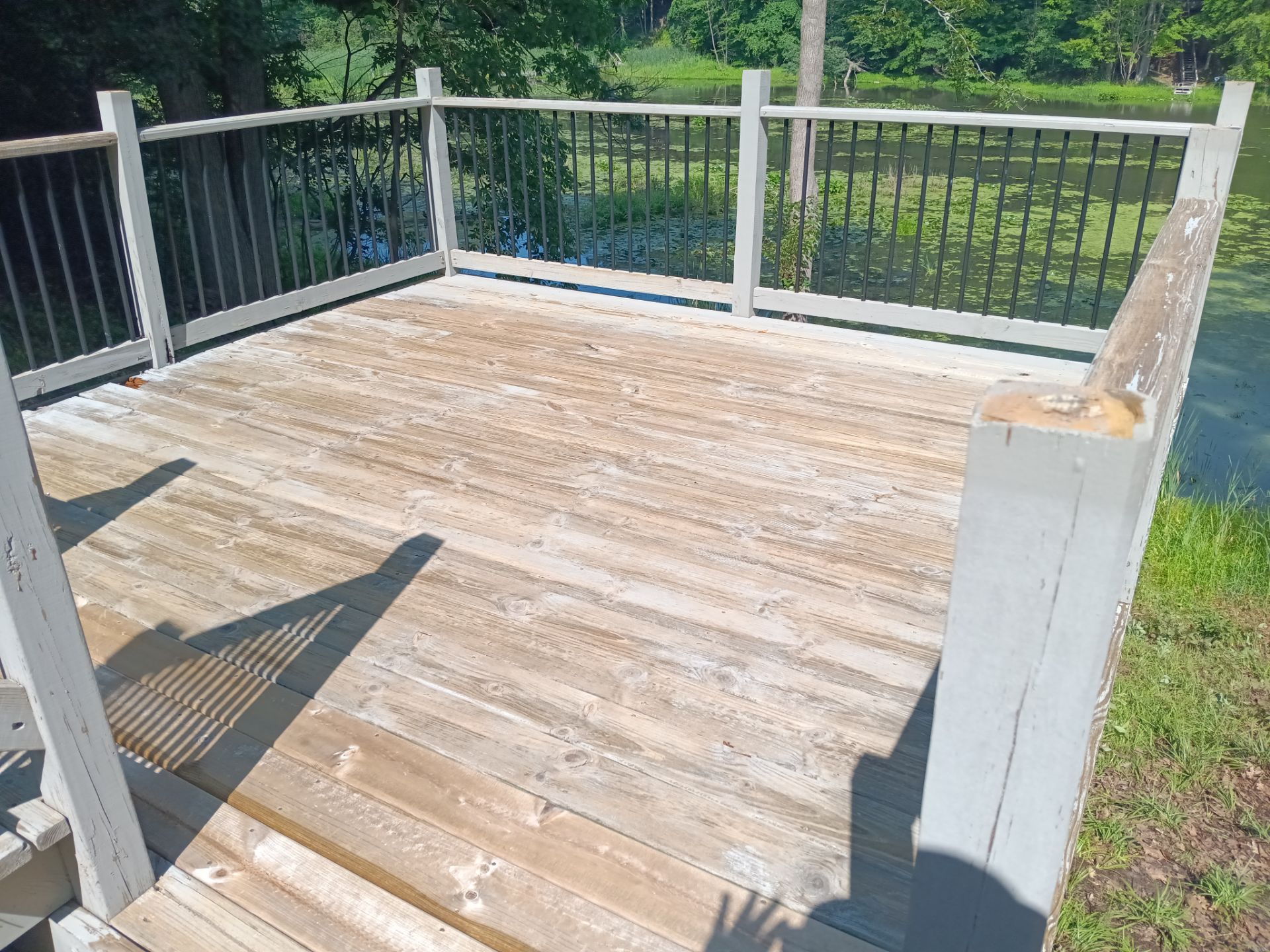 Exterior Deck using solid stain by Gordon Painting