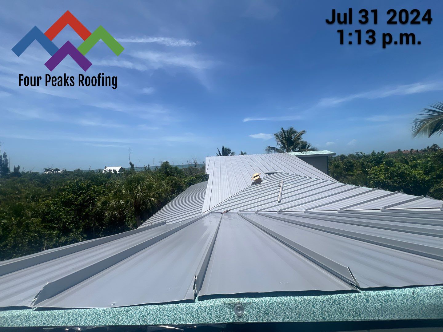 Residential Roof Installation by Four Peaks Roofing