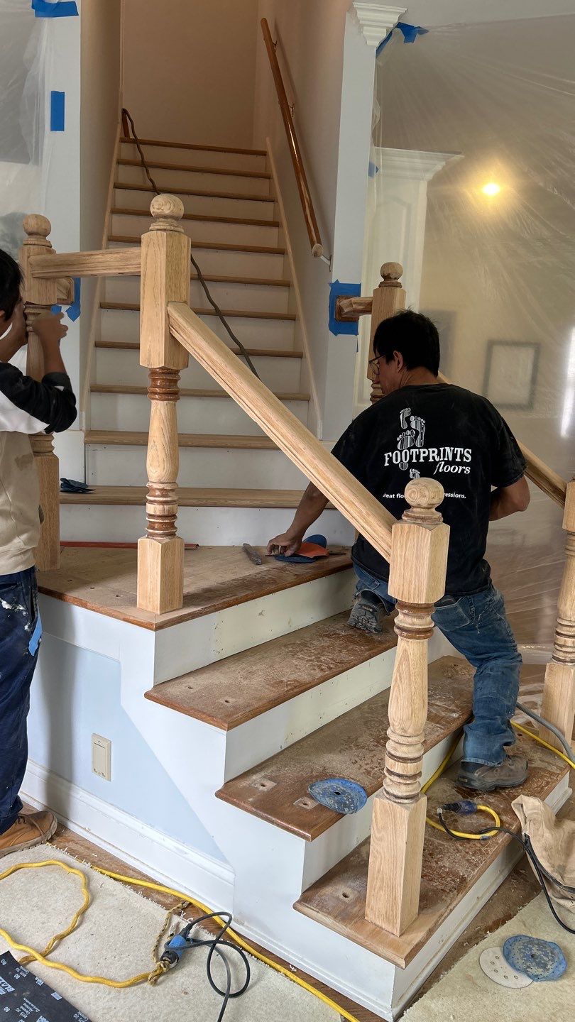 From carpet to hardwood by Footprints Floors of Nashville