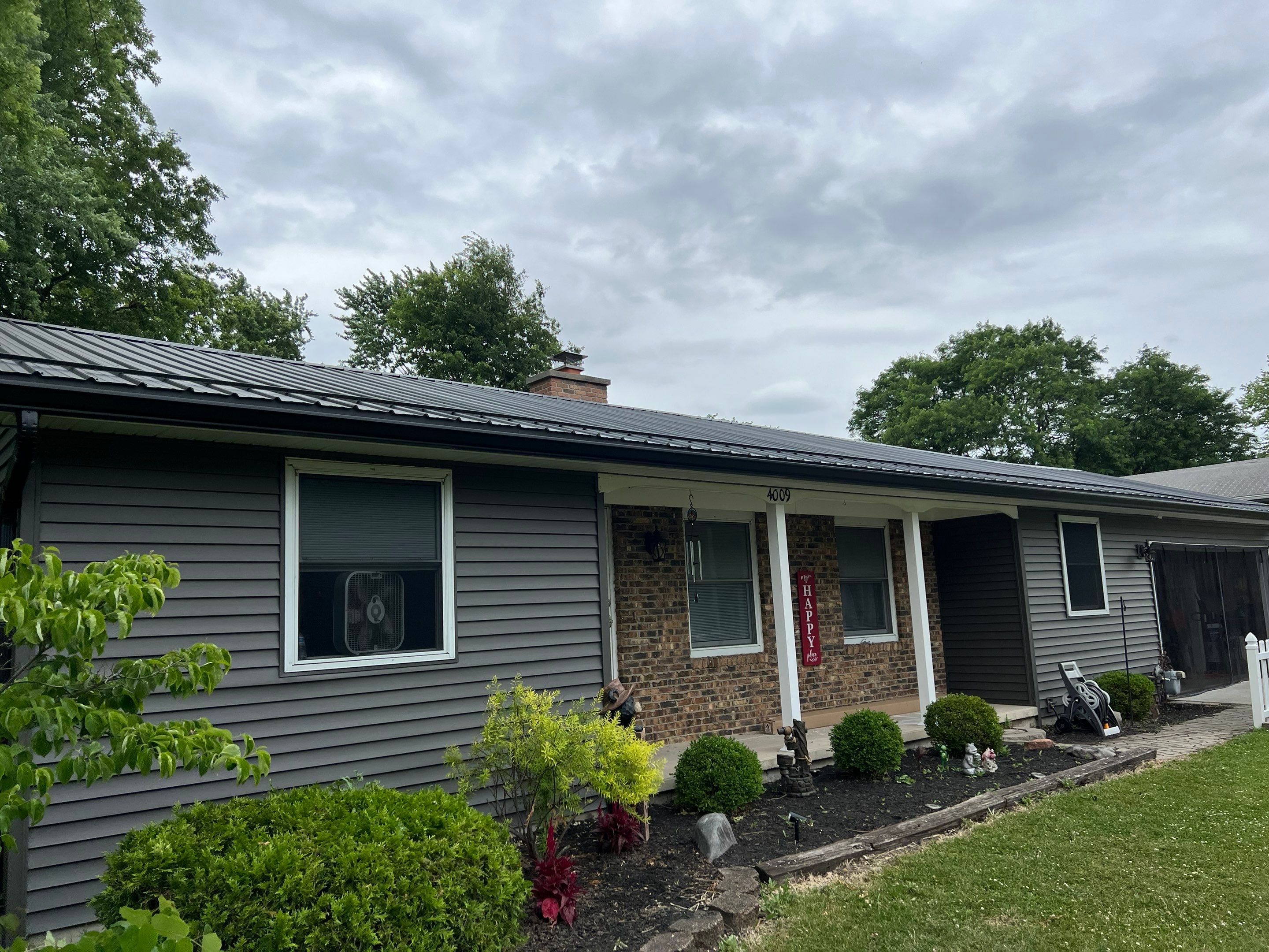 Complete Exterior Transformation - Exposed Fastener Roofing System by 4Ever Metal Roofing