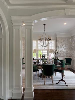 Custom Crown Molding and Interior Finish Repairs in Greenwich