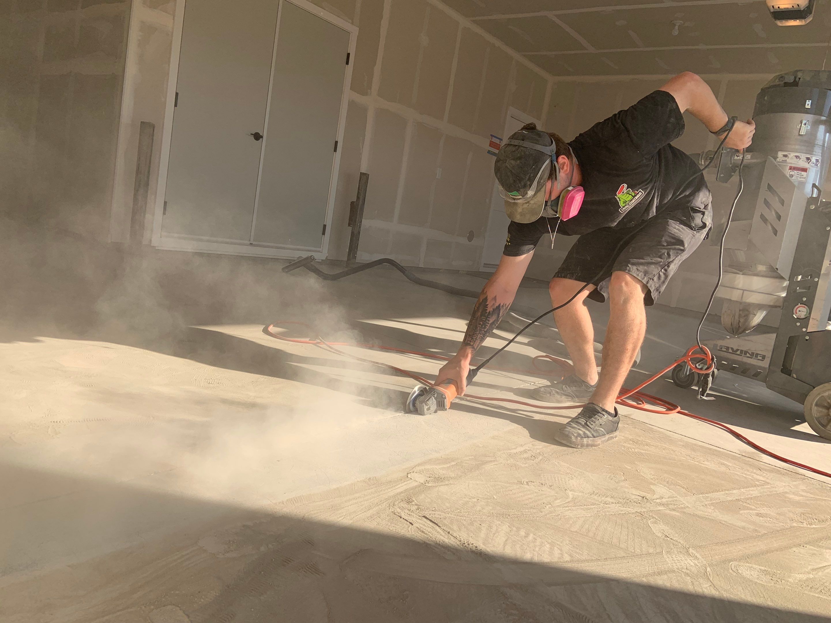 Garage Transformation using Domino by Croc Coatings, LLC