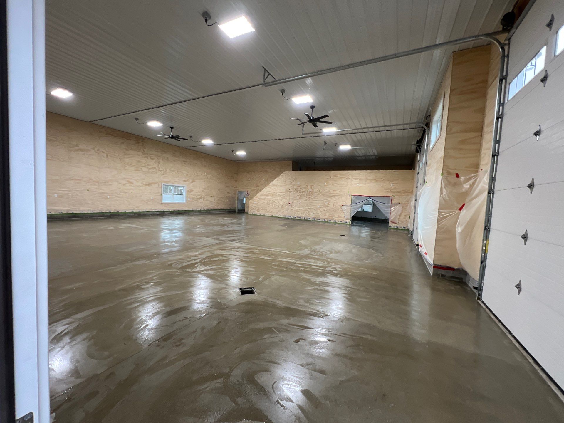 Pole Barn Concrete Polish! by Gordon Painting