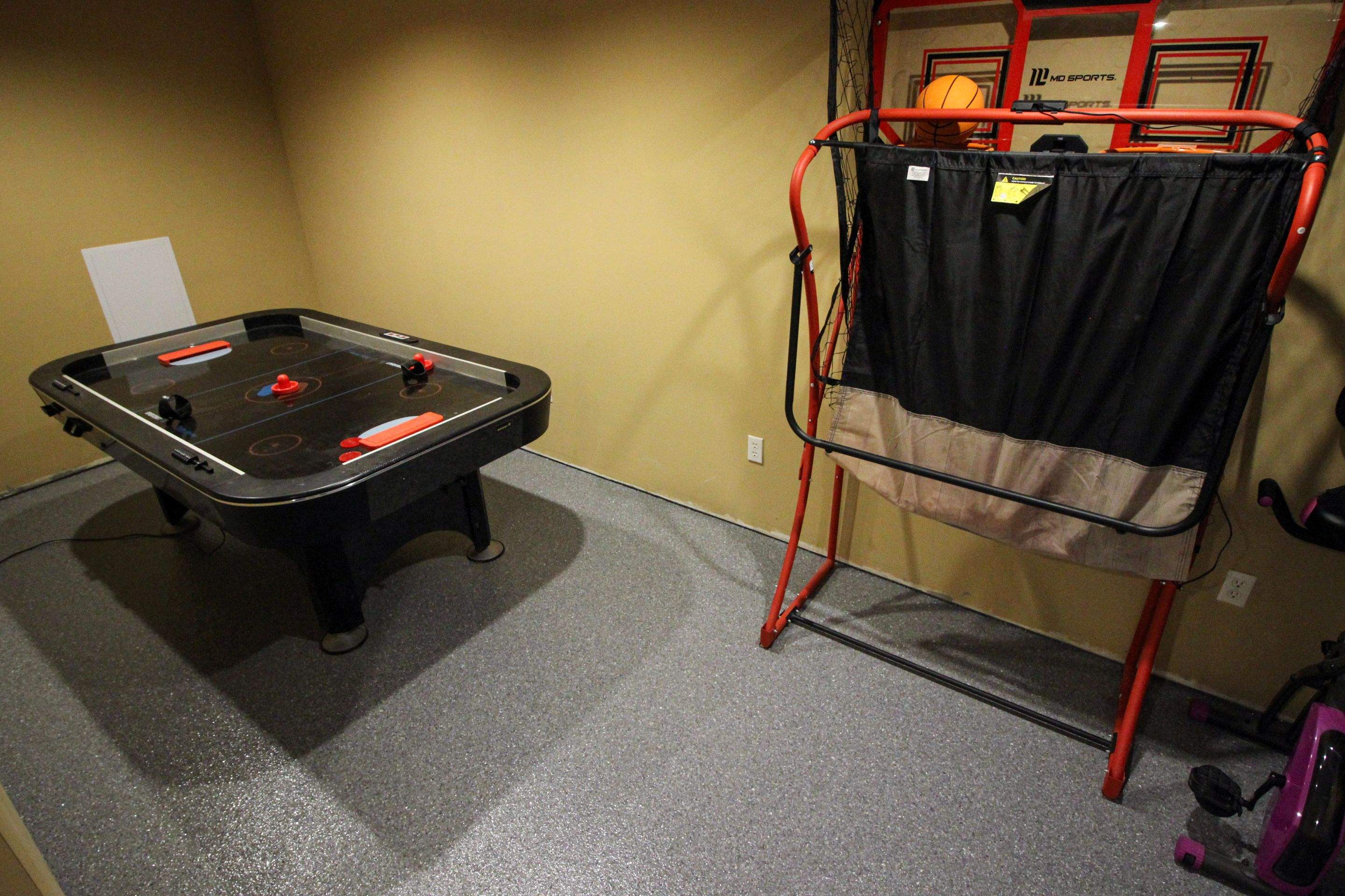 Basement Floor using Granite by Your1DayFloor.com