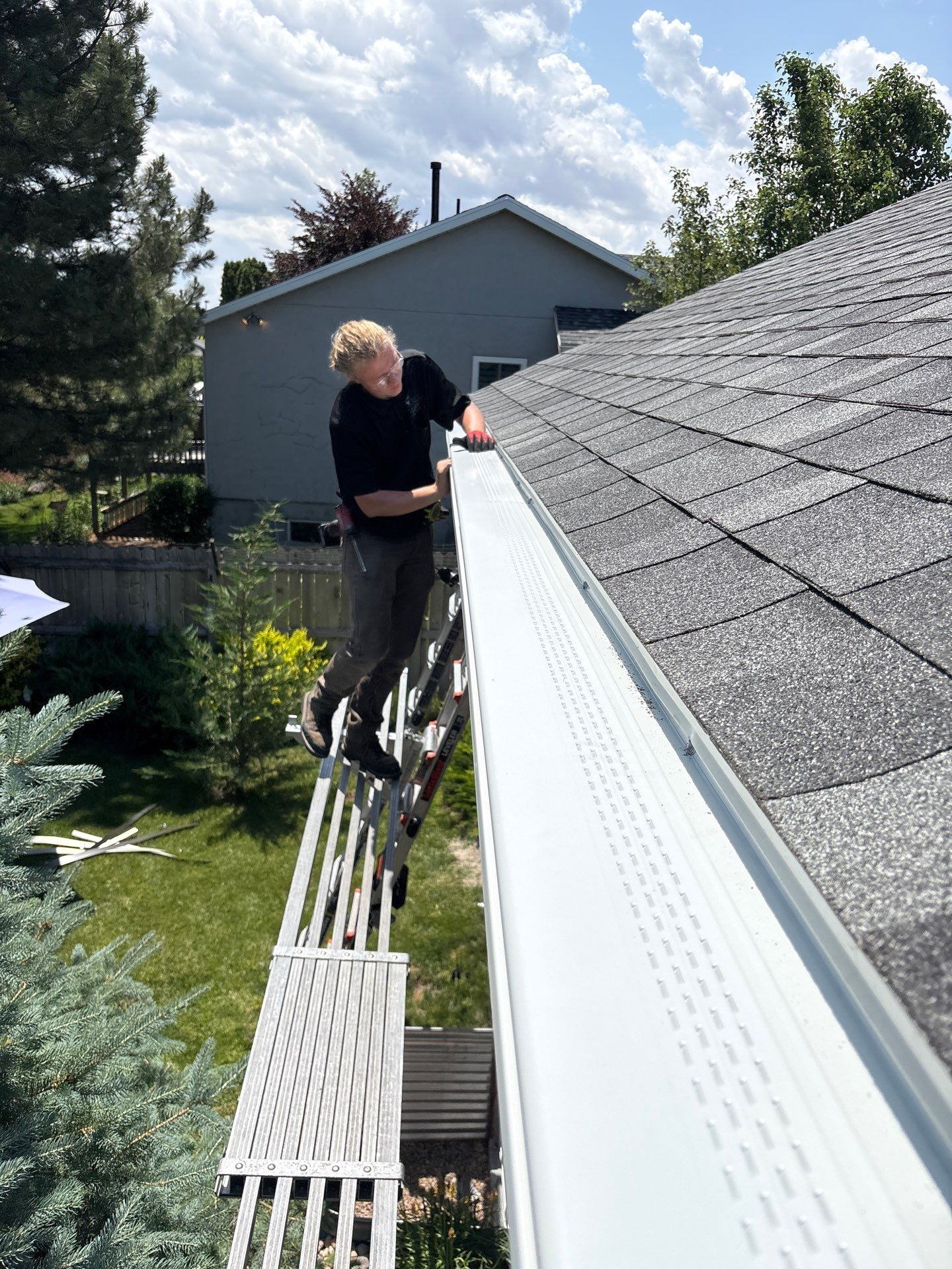 Project in Salt Lake City by Emerald Gotcha Gutters 