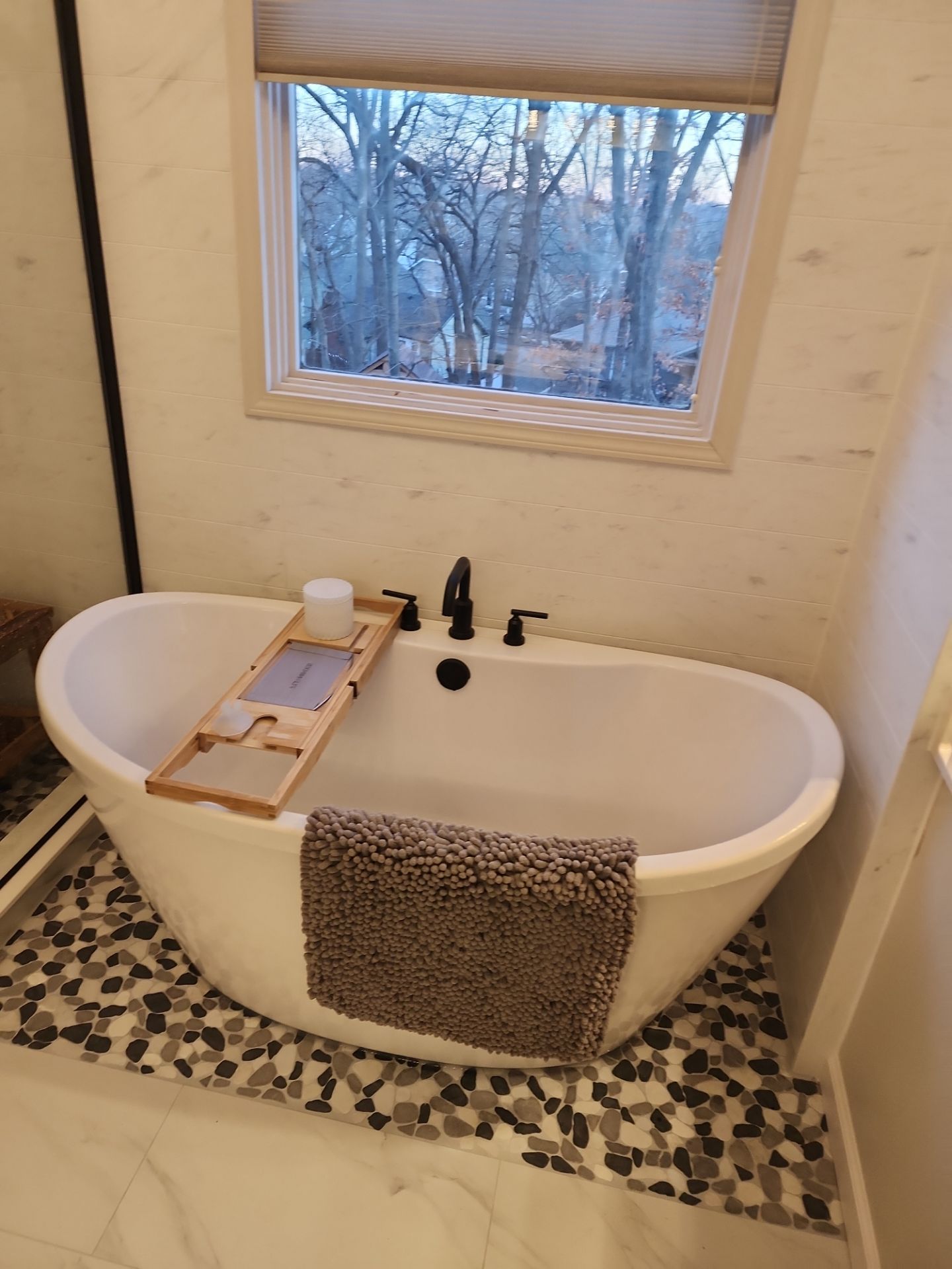 Beautiful use of many materials by The Shower Company