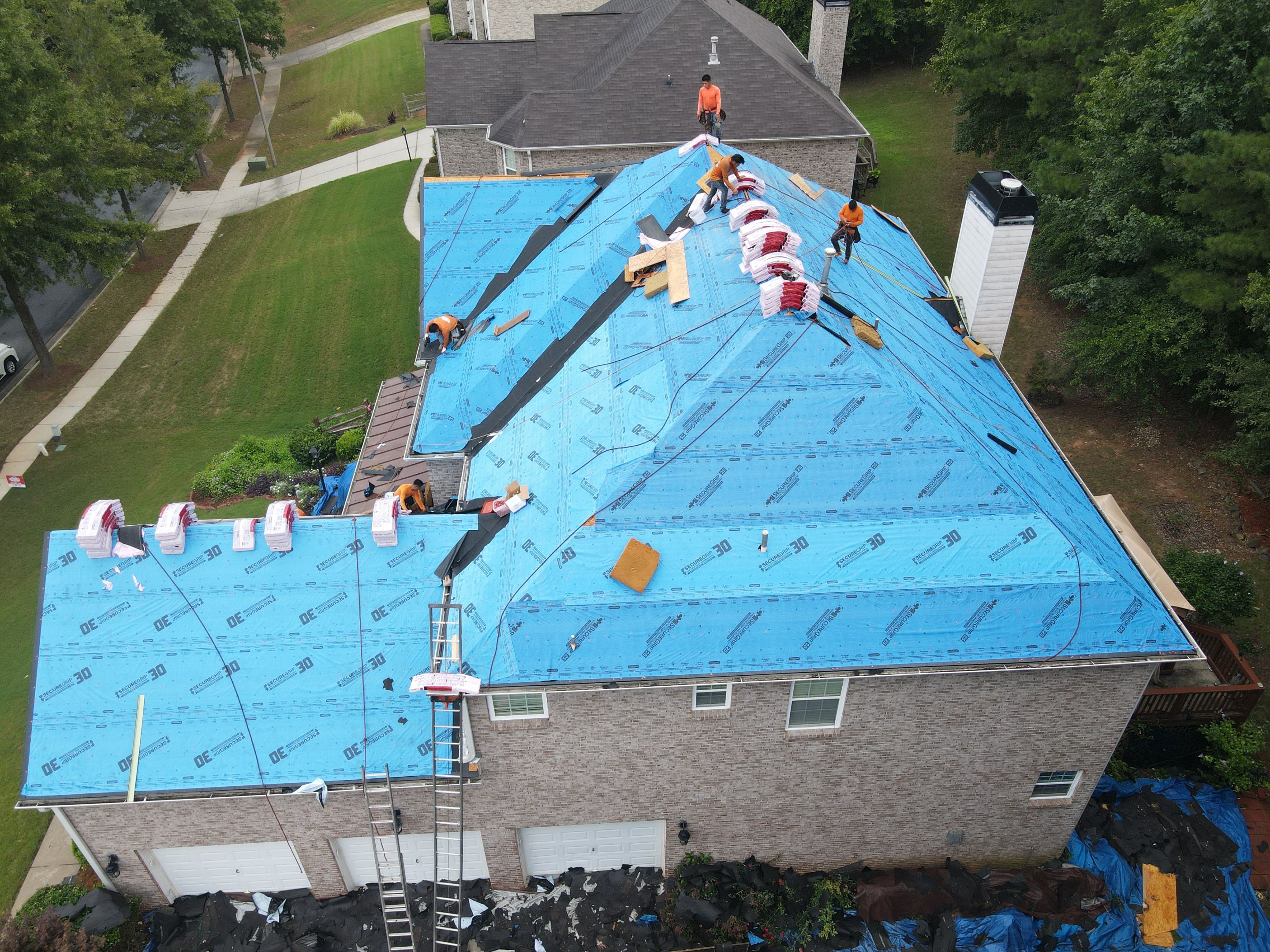 Residential Roofing Installation using Owens Corning by Inspector Roofing and Restoration