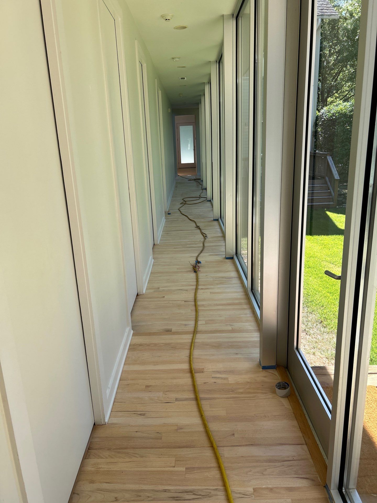 Natural Red Oak floor refinish by Footprints Floors of East Atlanta