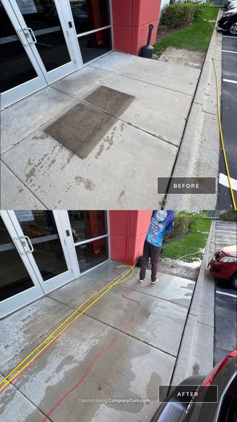 Project in Elgin by Simmons Power & Soft Washing