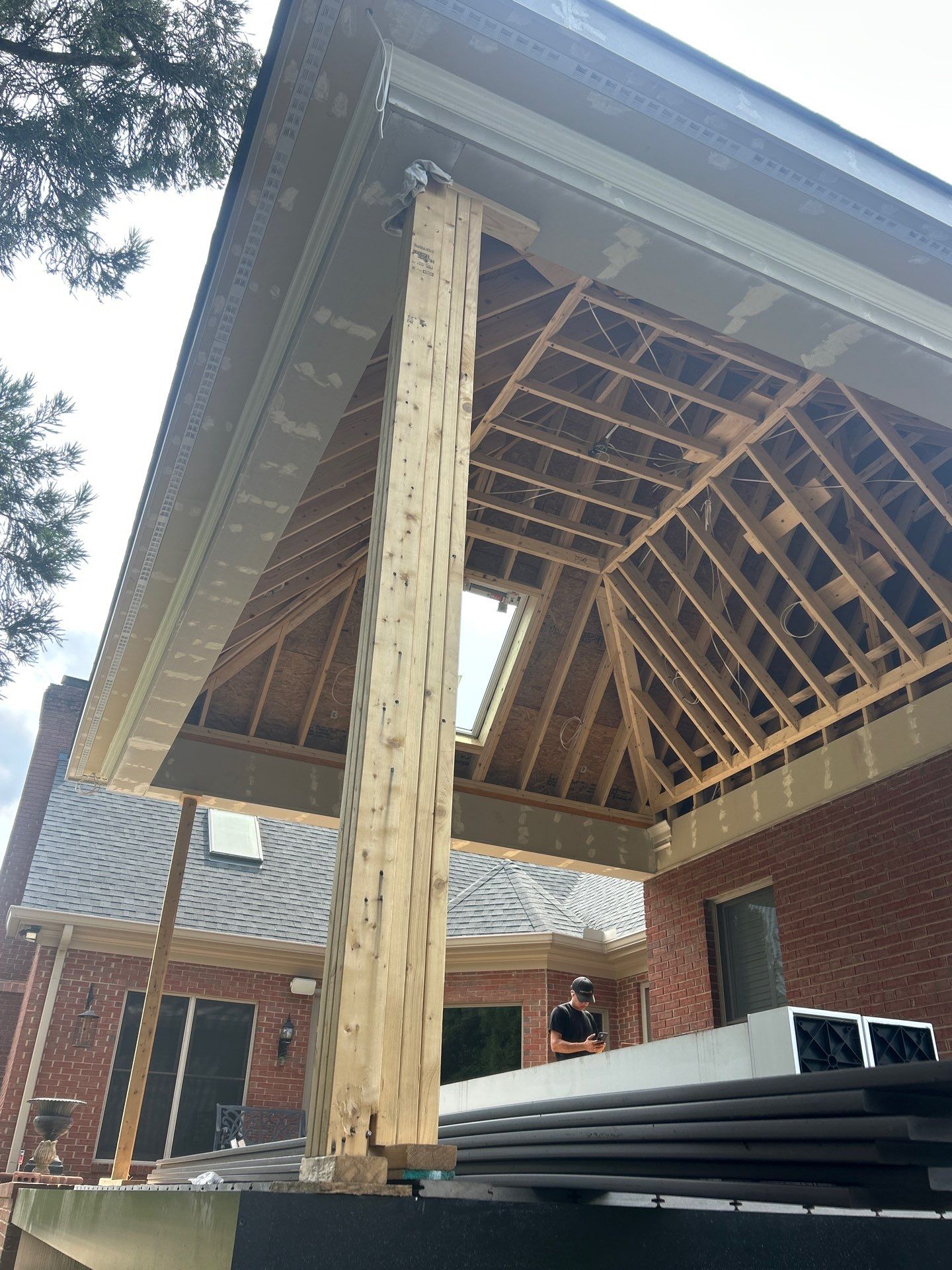 TimberTech Aluminum Deck Installation in Greer by Odio Custom Builders