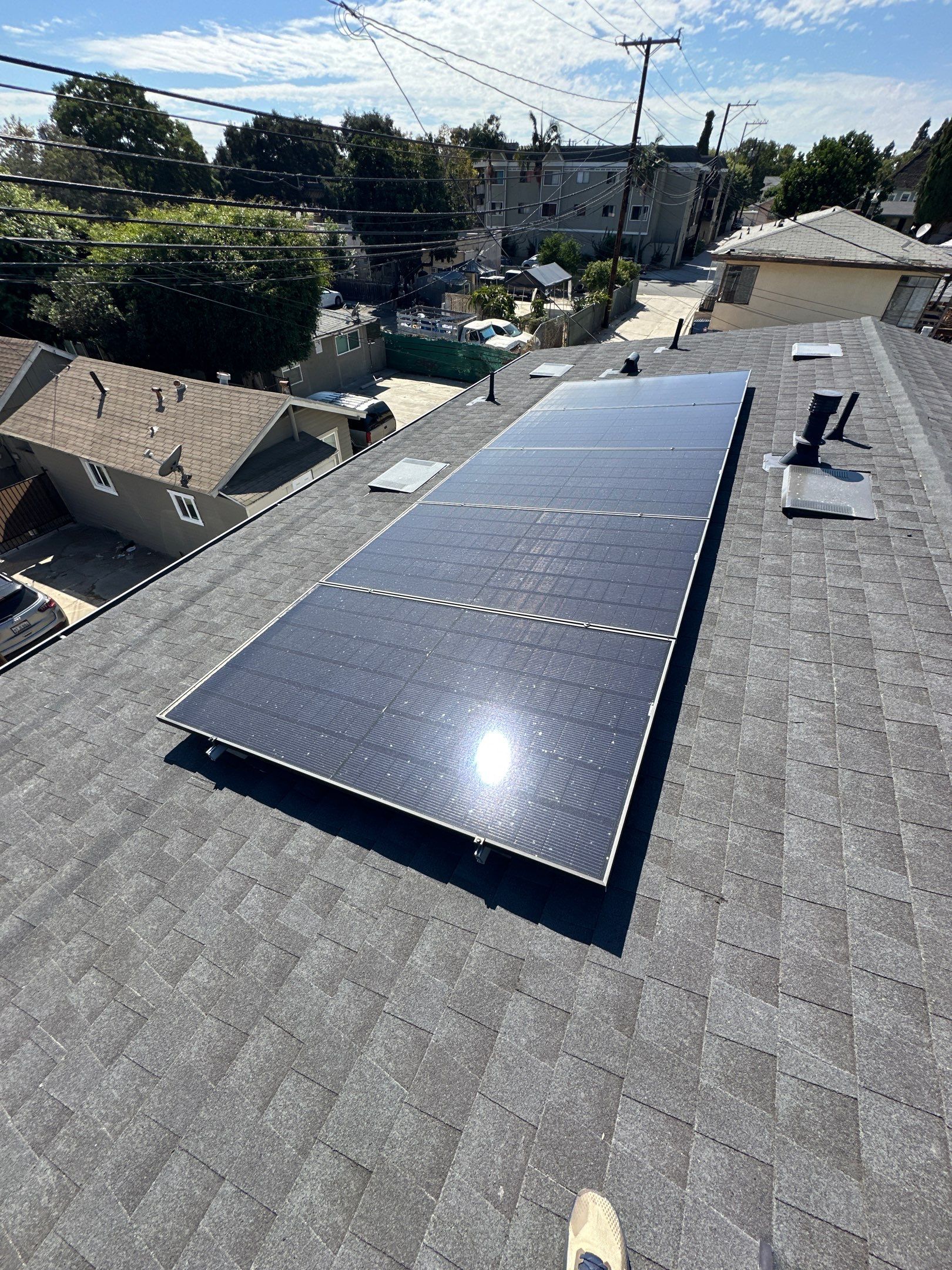 ADU Solar Panel System Installation in Santa Ana by AWS Solar