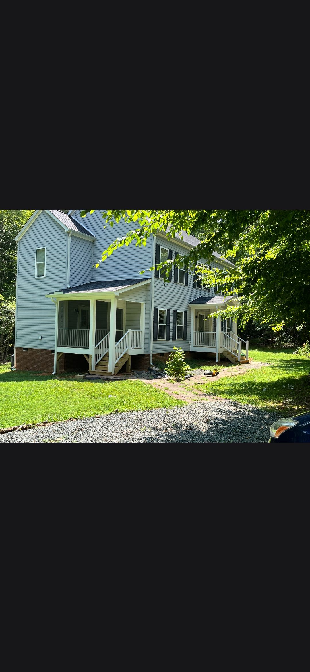 Screen Porch and Matching Front Entry Addition in Chapel Hill by The Remodeling Company
