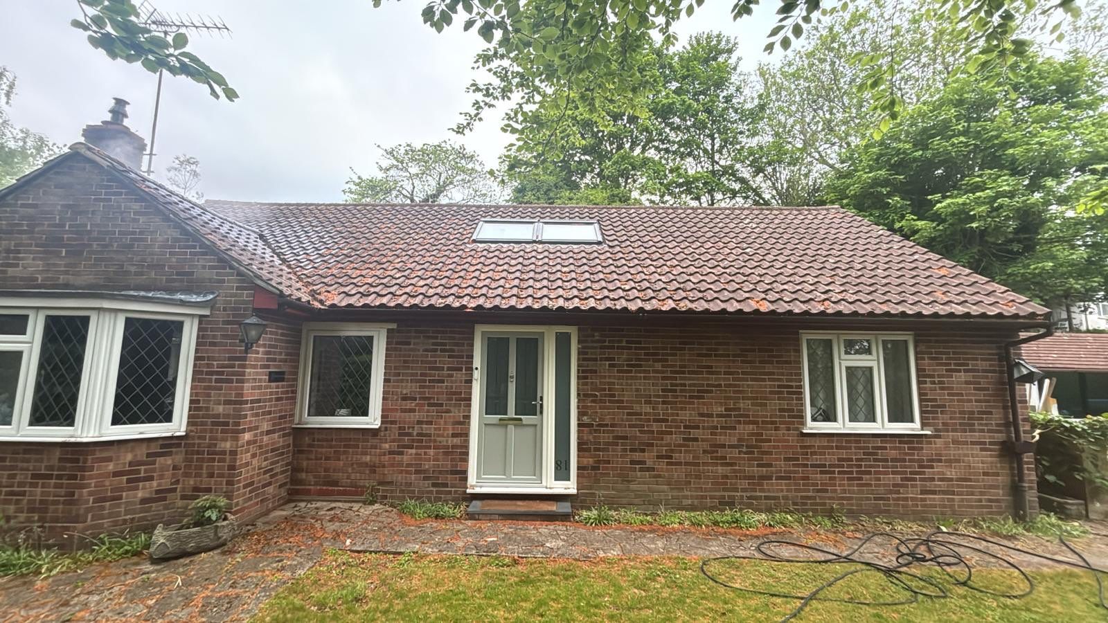 Roof Clean - Biocide Treatment using Honda 15lpm Low Pressure Washing Machine by Ges Exterior Cleaning ltd