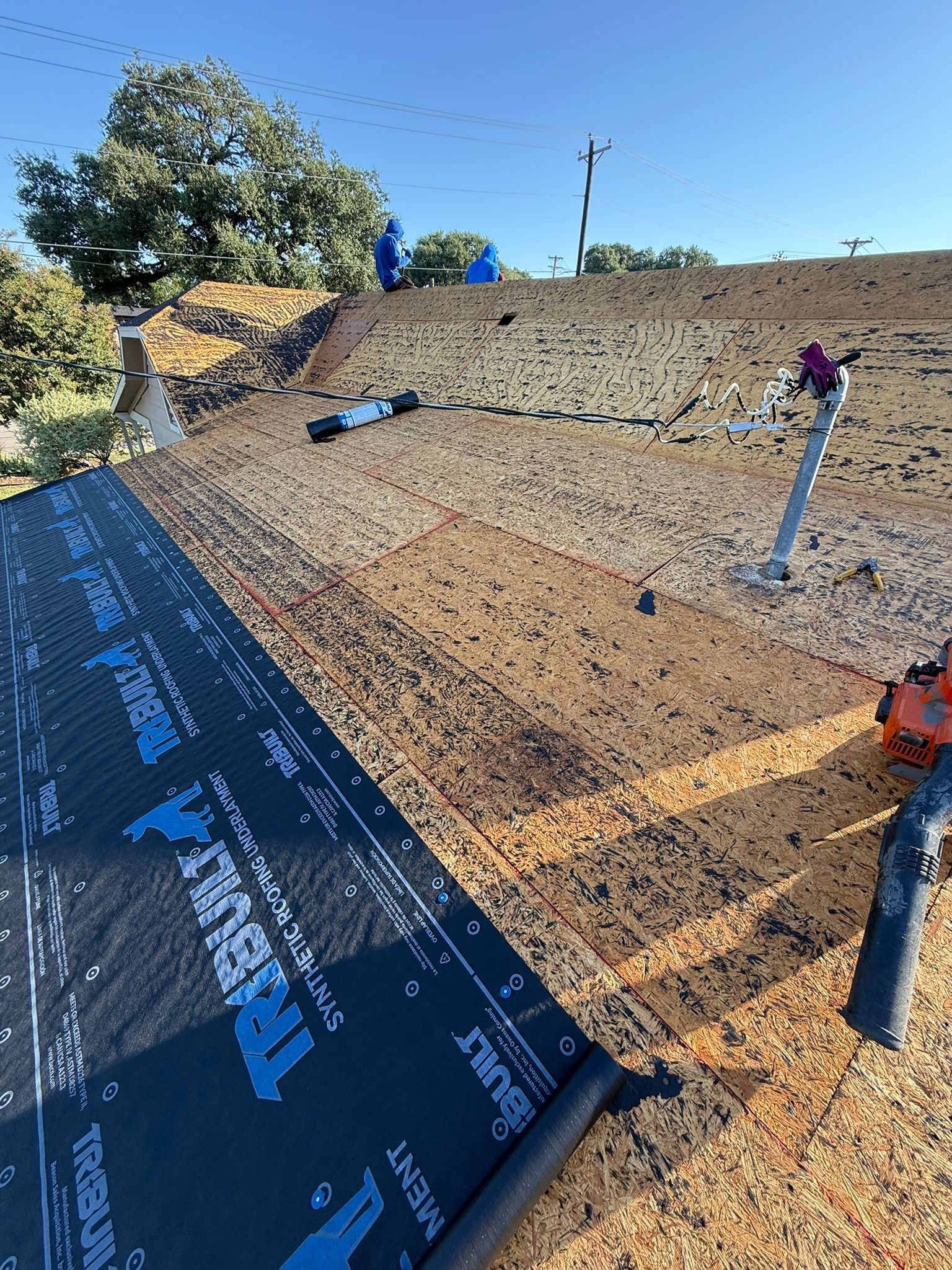 Project in Granbury by Lonestar Roofing and Restoration LLC.
