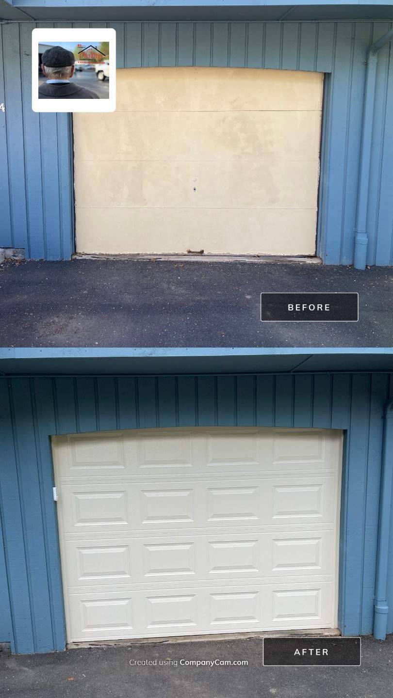 Amarr Olympus Garage Door Installation by DiGiorgi Roofing and Siding Inc
