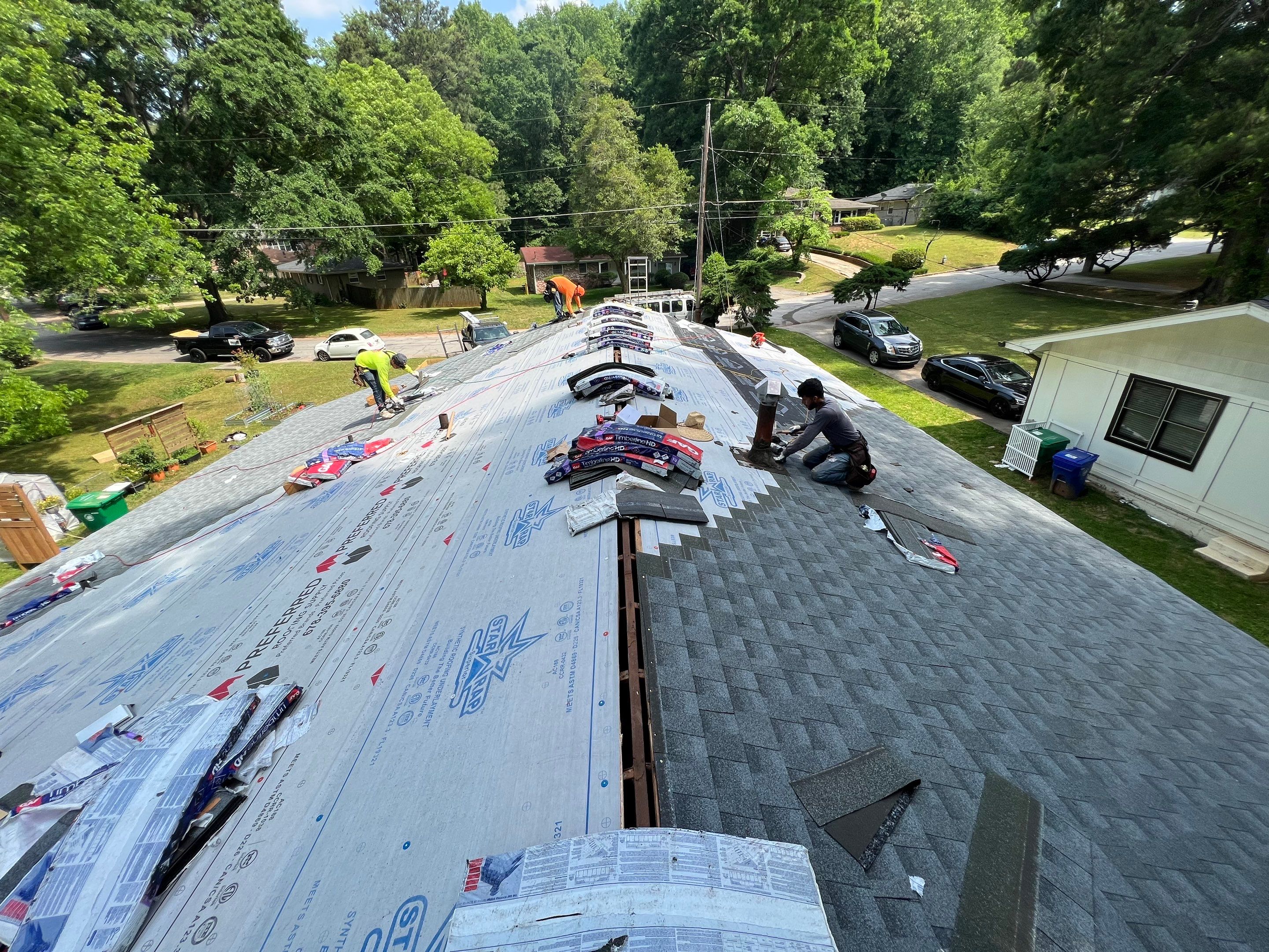 insurance roof replacement using Owens Corning TRU-DEF Duration Roofing system by Nailed It Roofing & Remodeling LLC