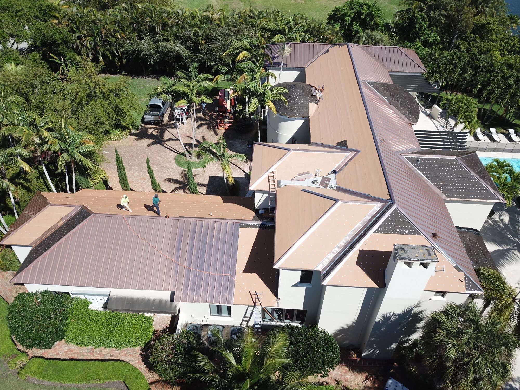 Metal Roof - Copper by Istueta Roofing
