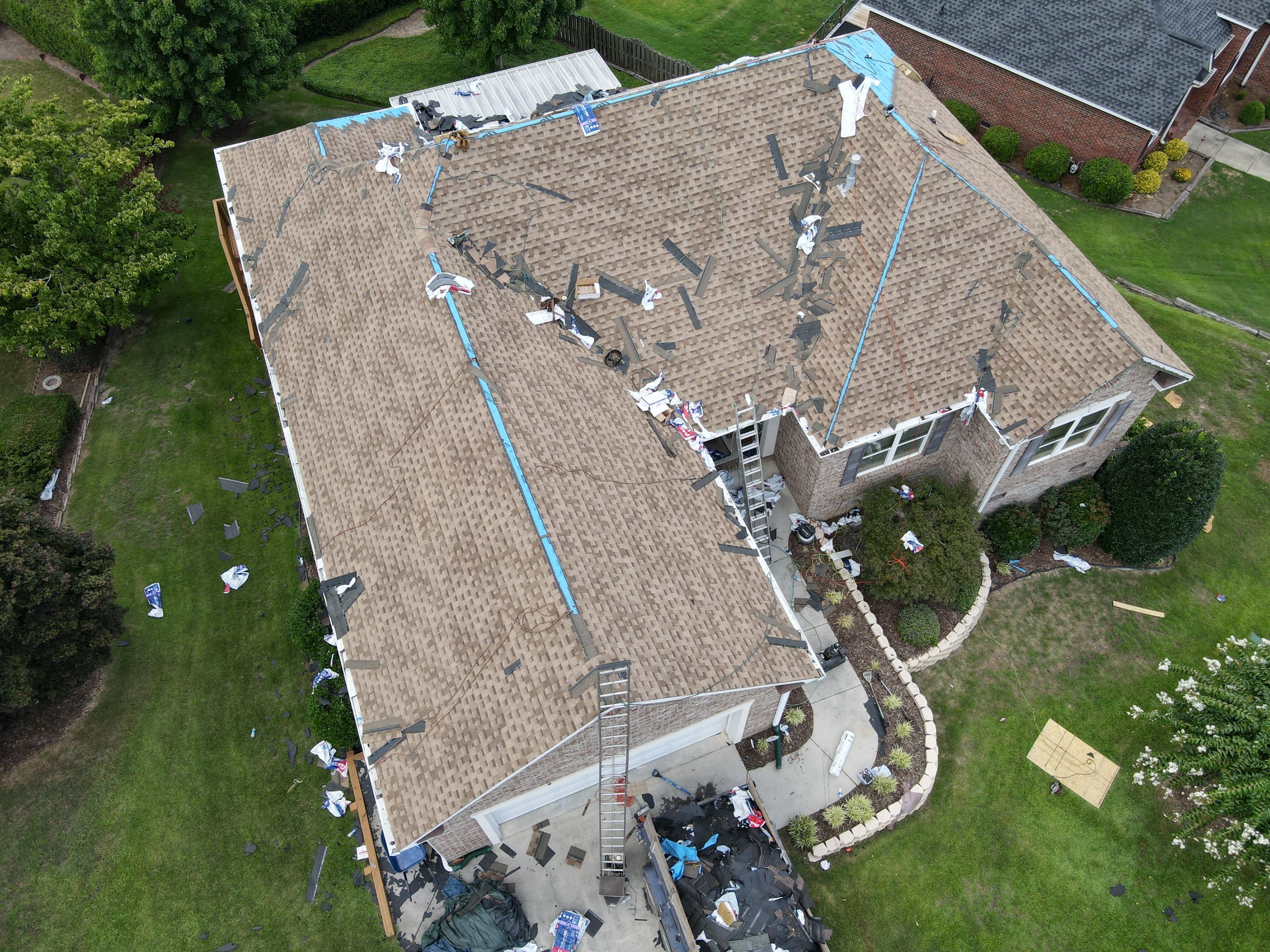 Residential Roofing Installation using Owens Corning by Inspector Roofing and Restoration
