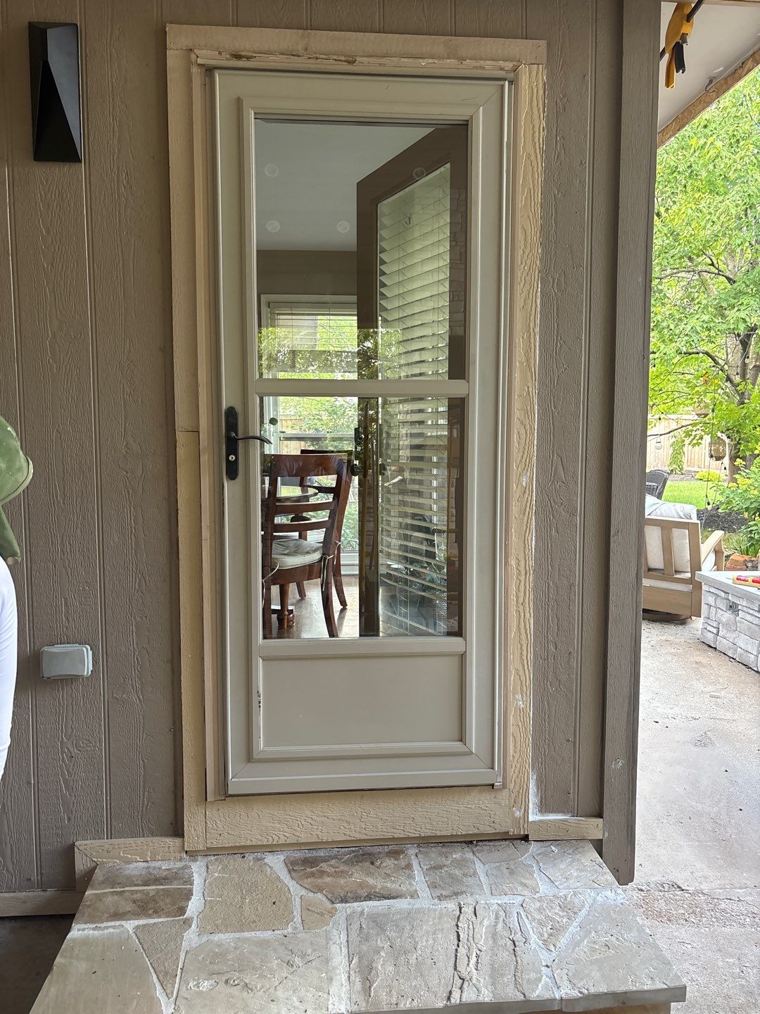 Shoji White Exterior Painting and Comprehensive Wood Rot Repair in Overland Park by Cougar Painting