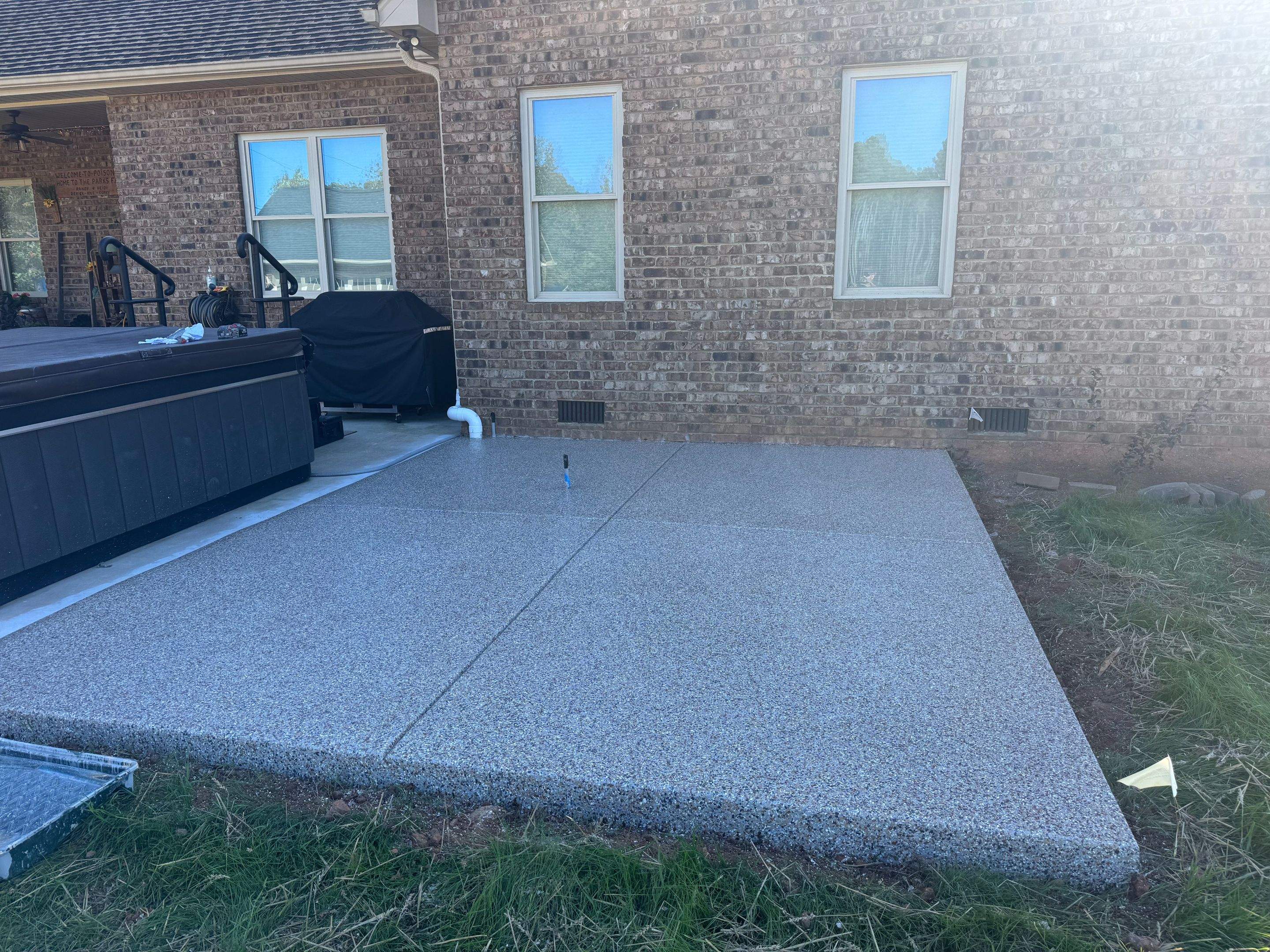 Parks Family Back Patio by Endure Concrete Coatings