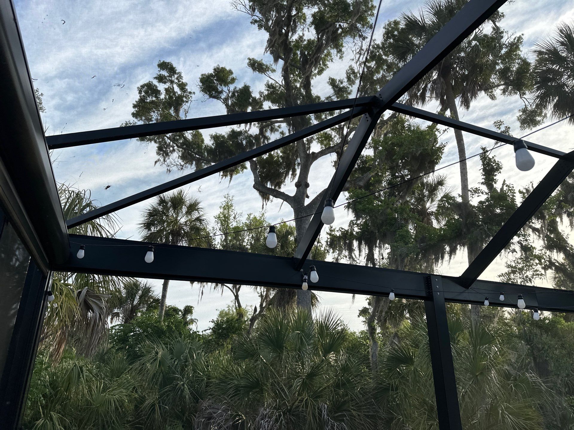 Screen Enclosure & Paver Pool Deck Cleaning in Trevesta Community, Palmetto, FL | Sunshine AquaWash by Sunshine AquaWash