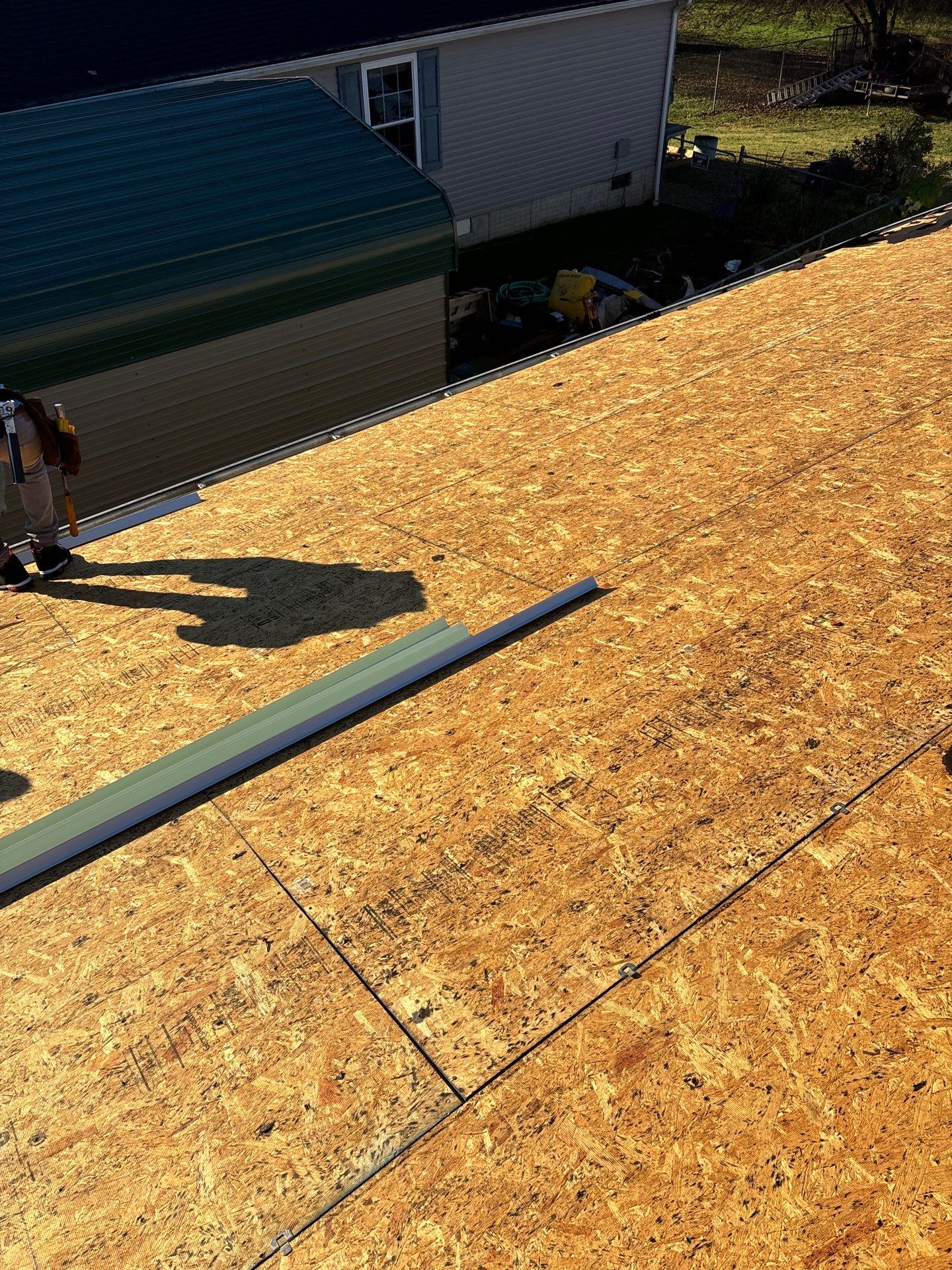 Residential Roofing Installation using GAF TImberline HDZ Hickory by Rainstoppers Roofing