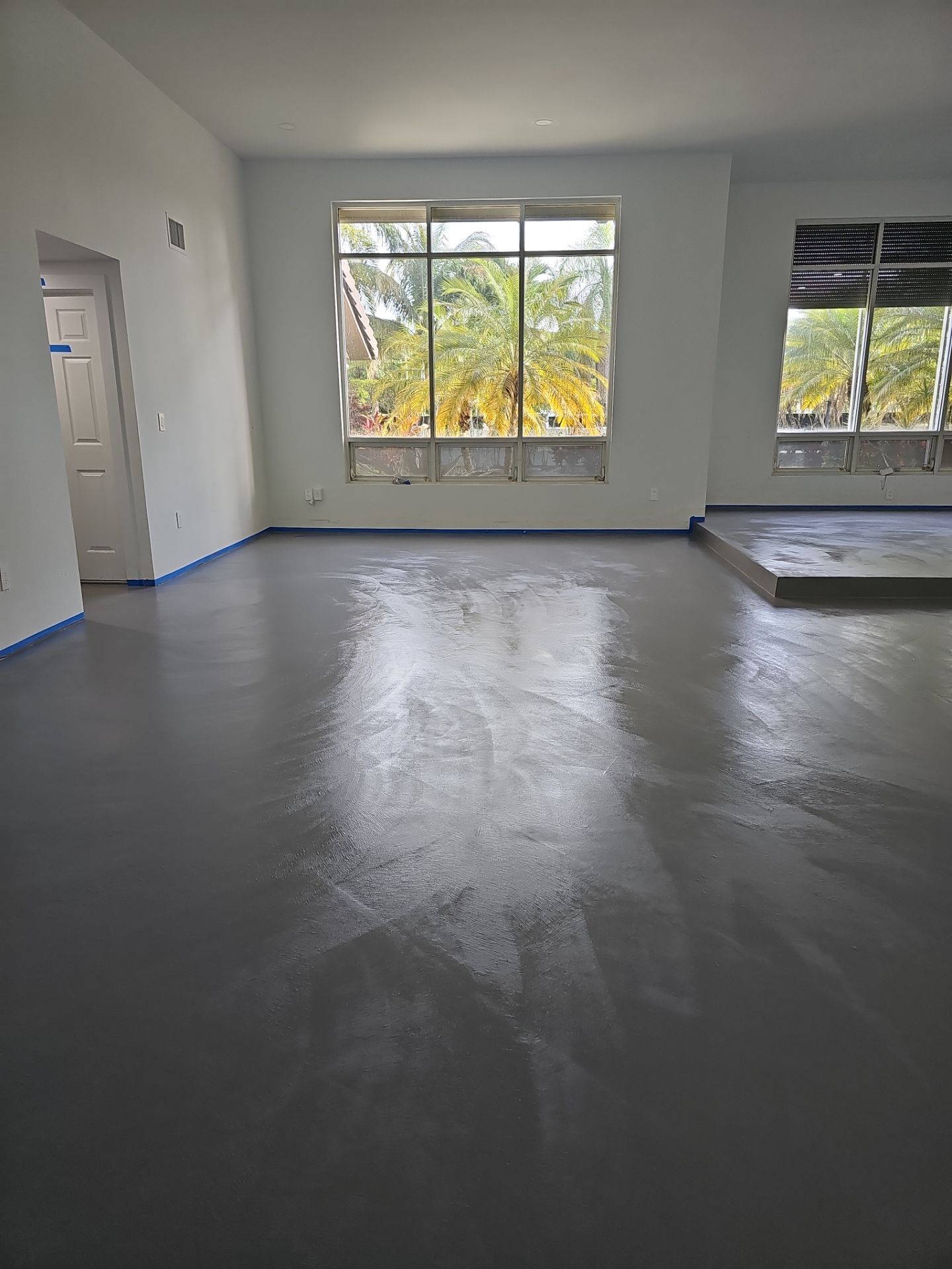 Home Floor Resurfacing w/Microtopping by Seamless Surfaces