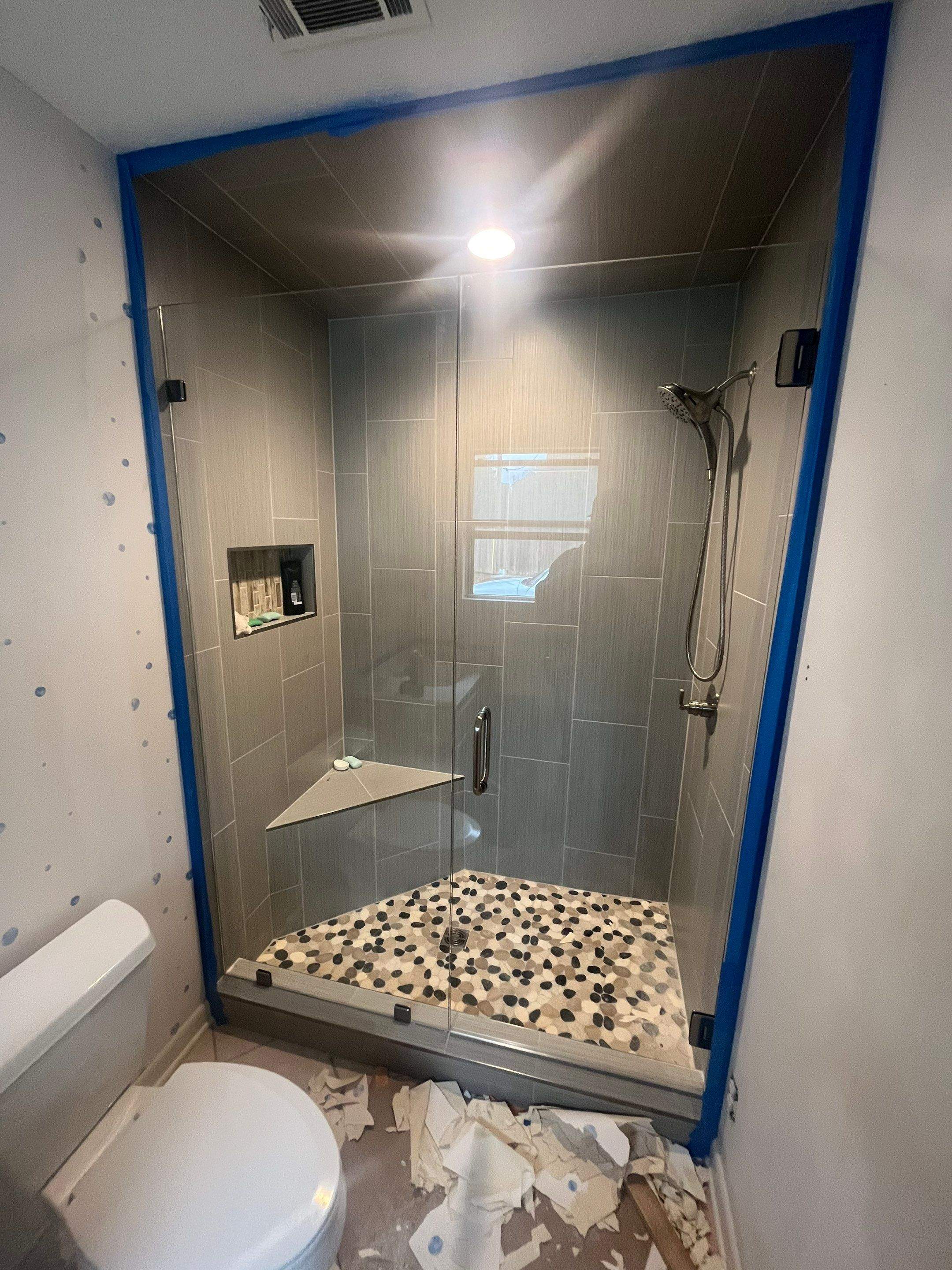 Shower Pictures by Custom Glass Service