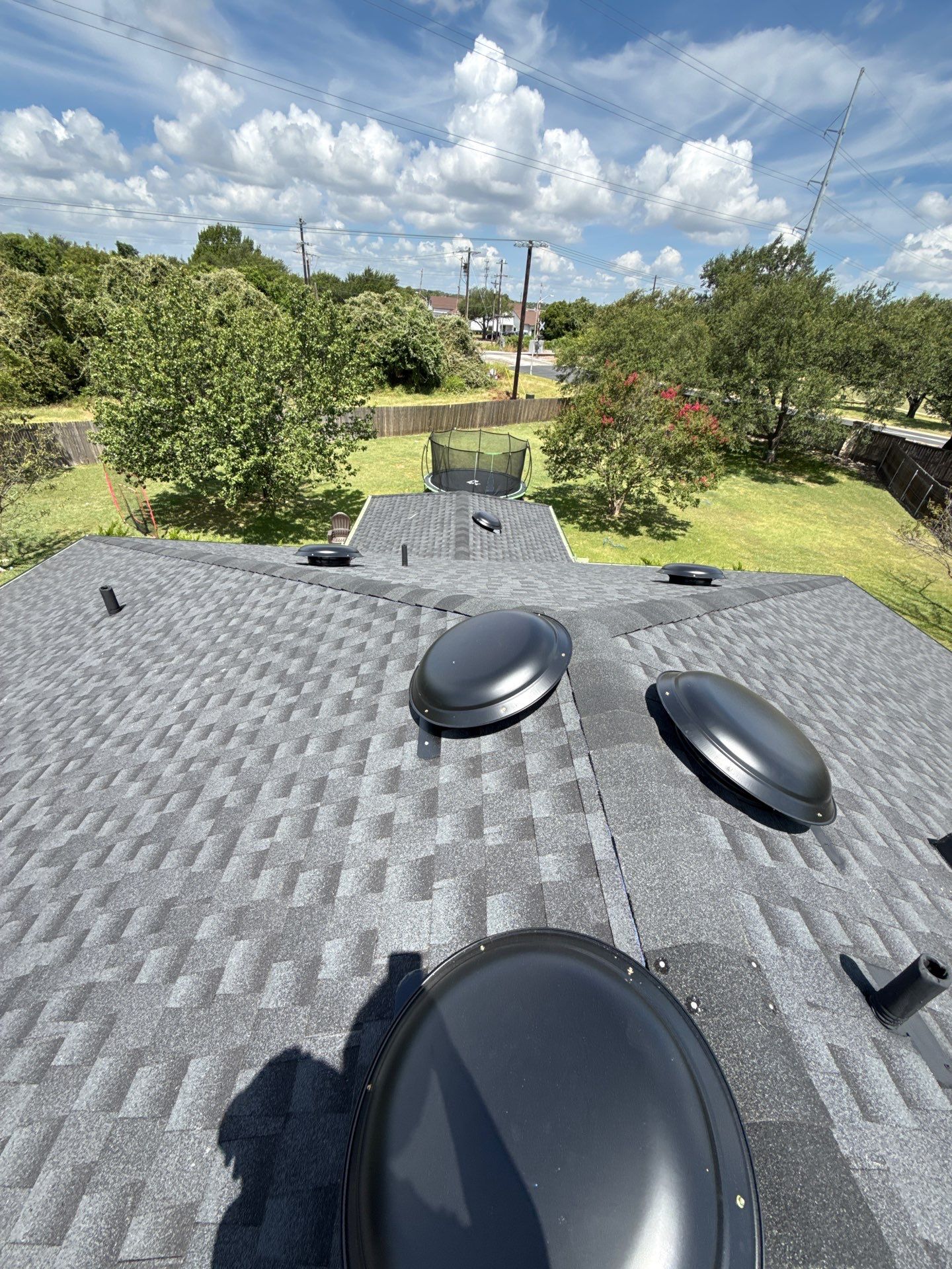 Residential Roof Replacement using GAF - HDZ - Charcoal by Action Exteriors Austin