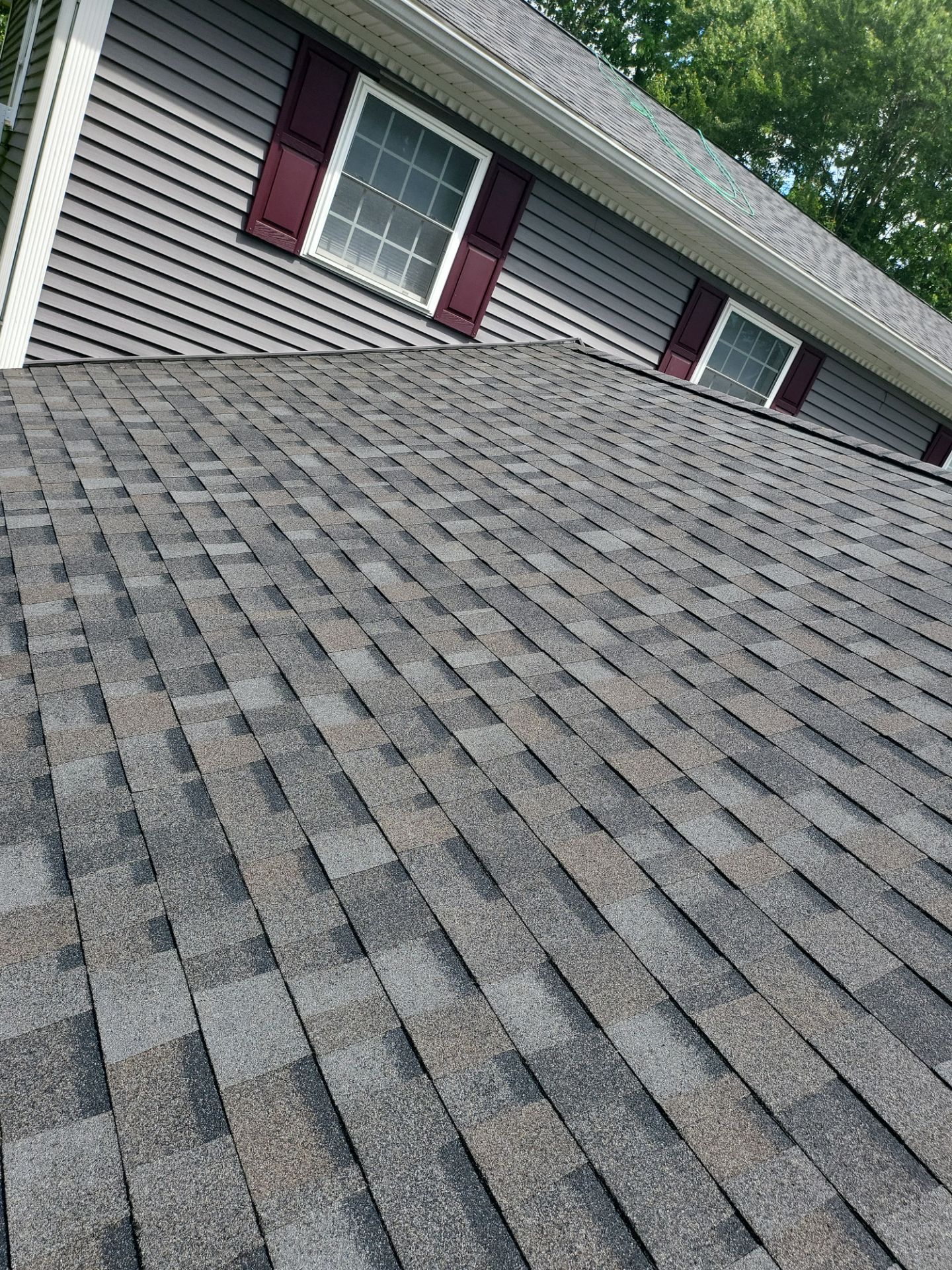 Residential Roofing Installation using Owens Corning TruDefinition Duration AR - Williamsburg Gray by A Plus Exterior