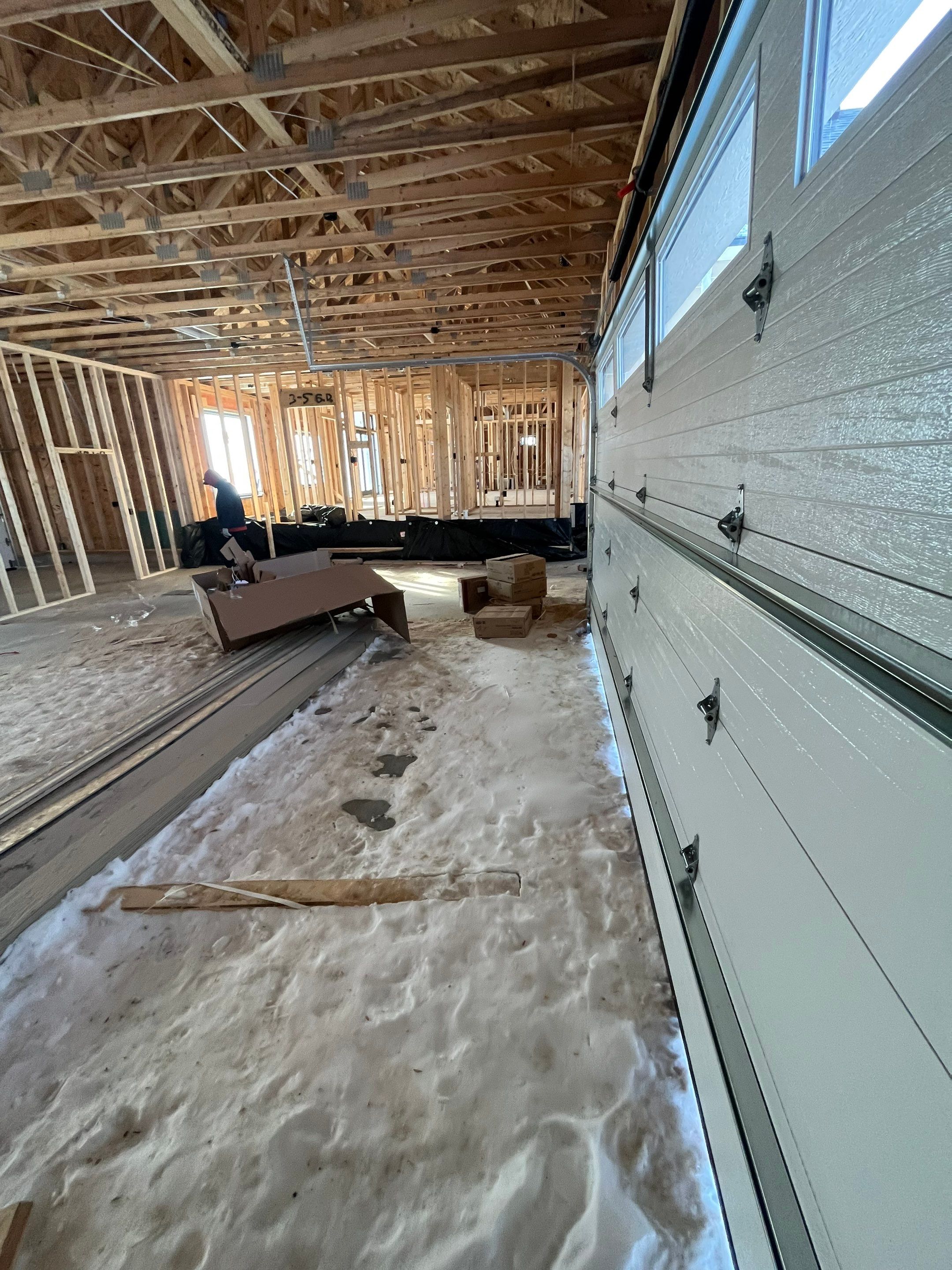 Garage using Slate Stone by Select Painting, Coatings & Garage Cabinets