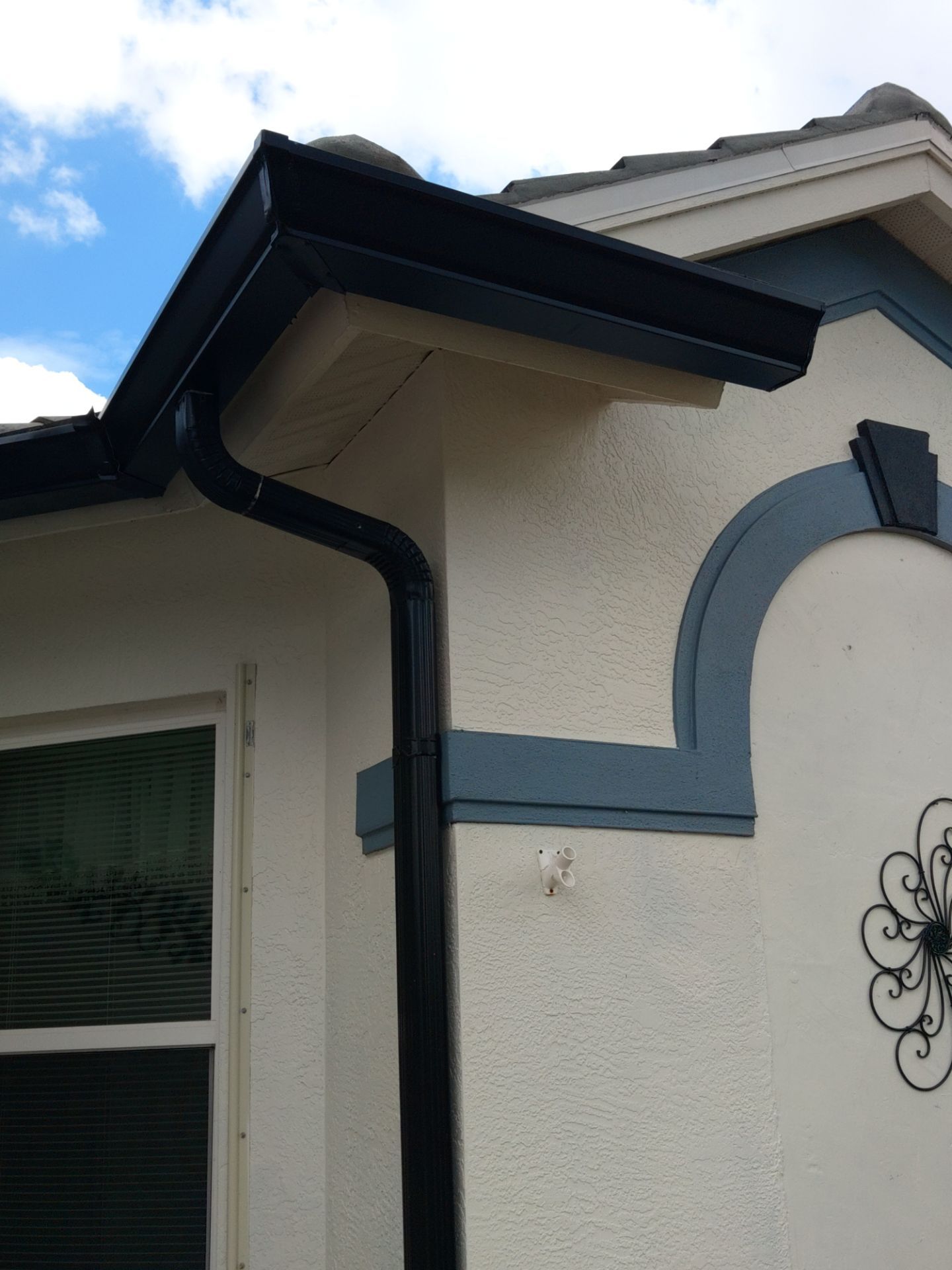 Black Seamless Gutters  by Gutter Professors