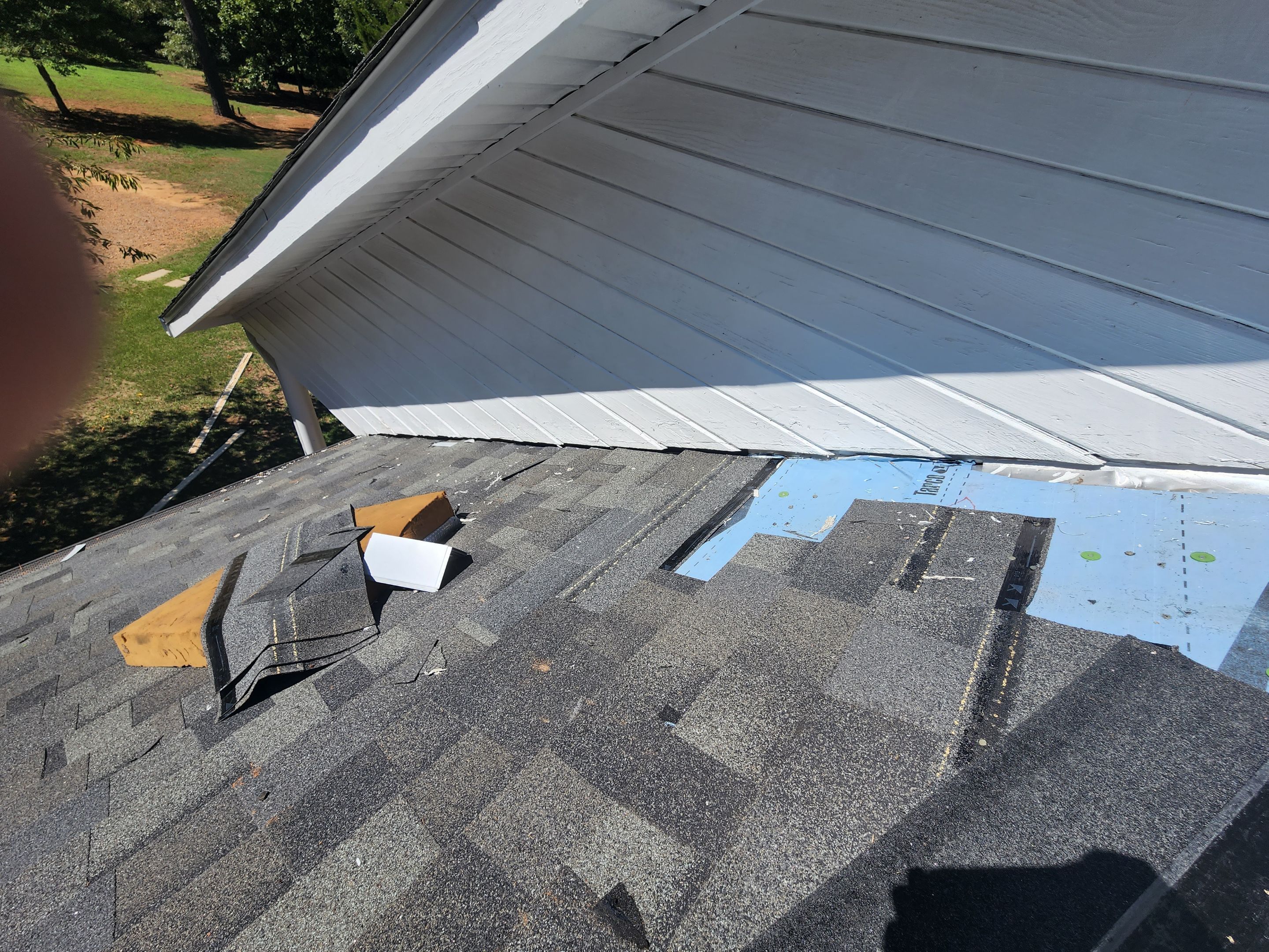 Residential Roofing Installation using Malarkey Architectural Highlander NEX by Hostetler Roofing