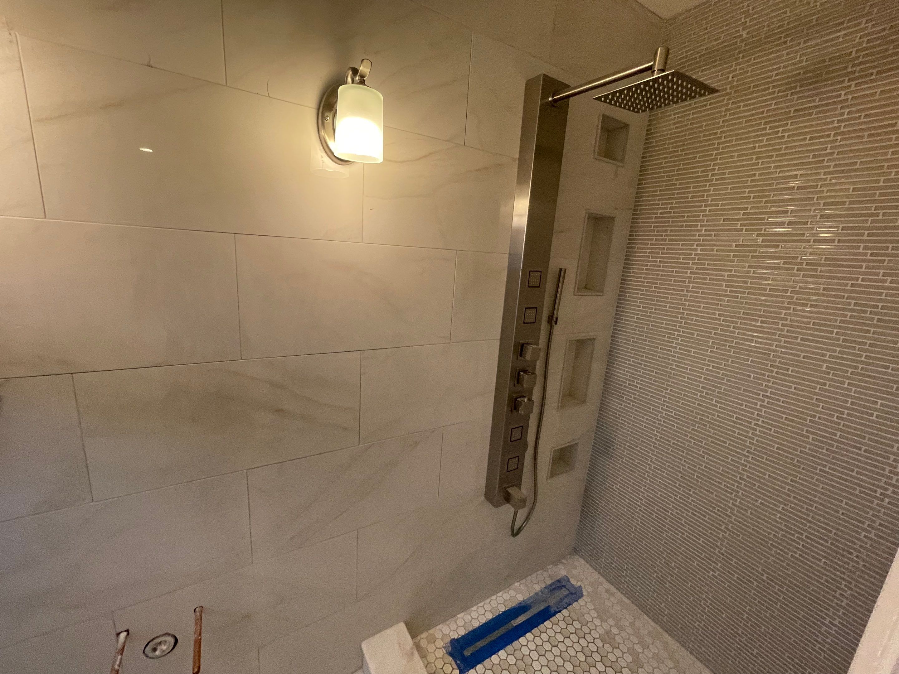 Basement Remodel using Wood by Home Concepts Construction