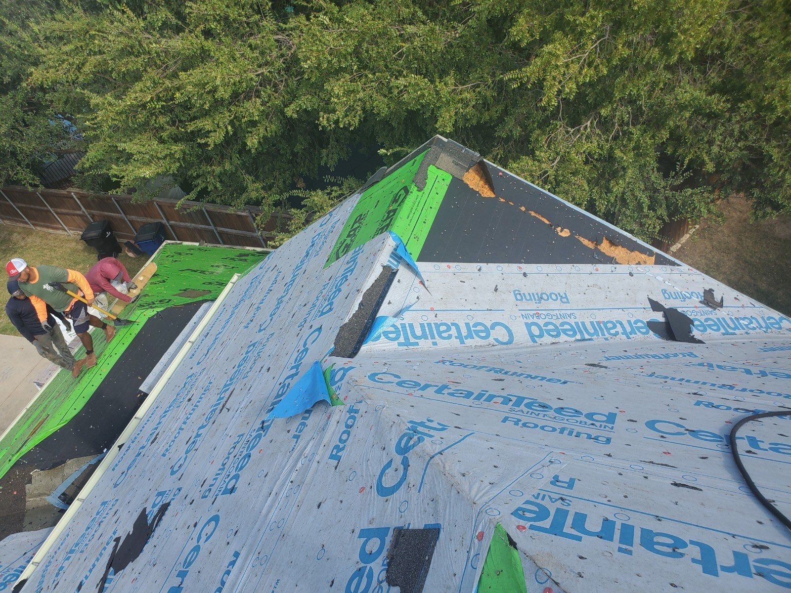 Residential Roofing Installation using Certainteed Landmark Max Def Weather Wood by Becker Roofing and Exteriors