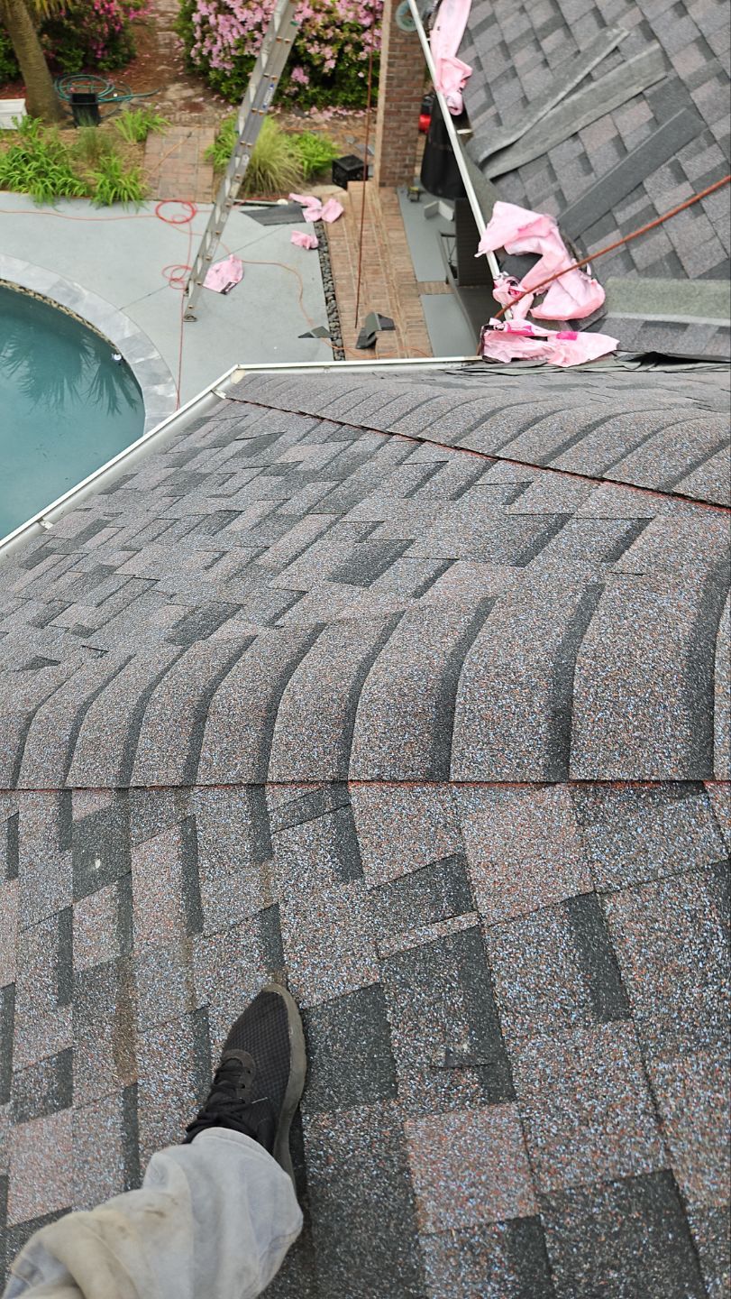 Residential Roofing Installation using Owens Corning Duration Midnight Plum by Indigo State Roofing
