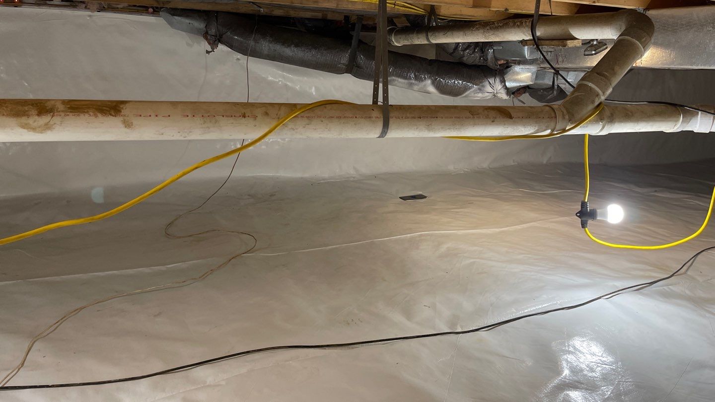 Crawl Space Waterproofing & Encapsulation using GrateProducts by Toledo Basement Repair