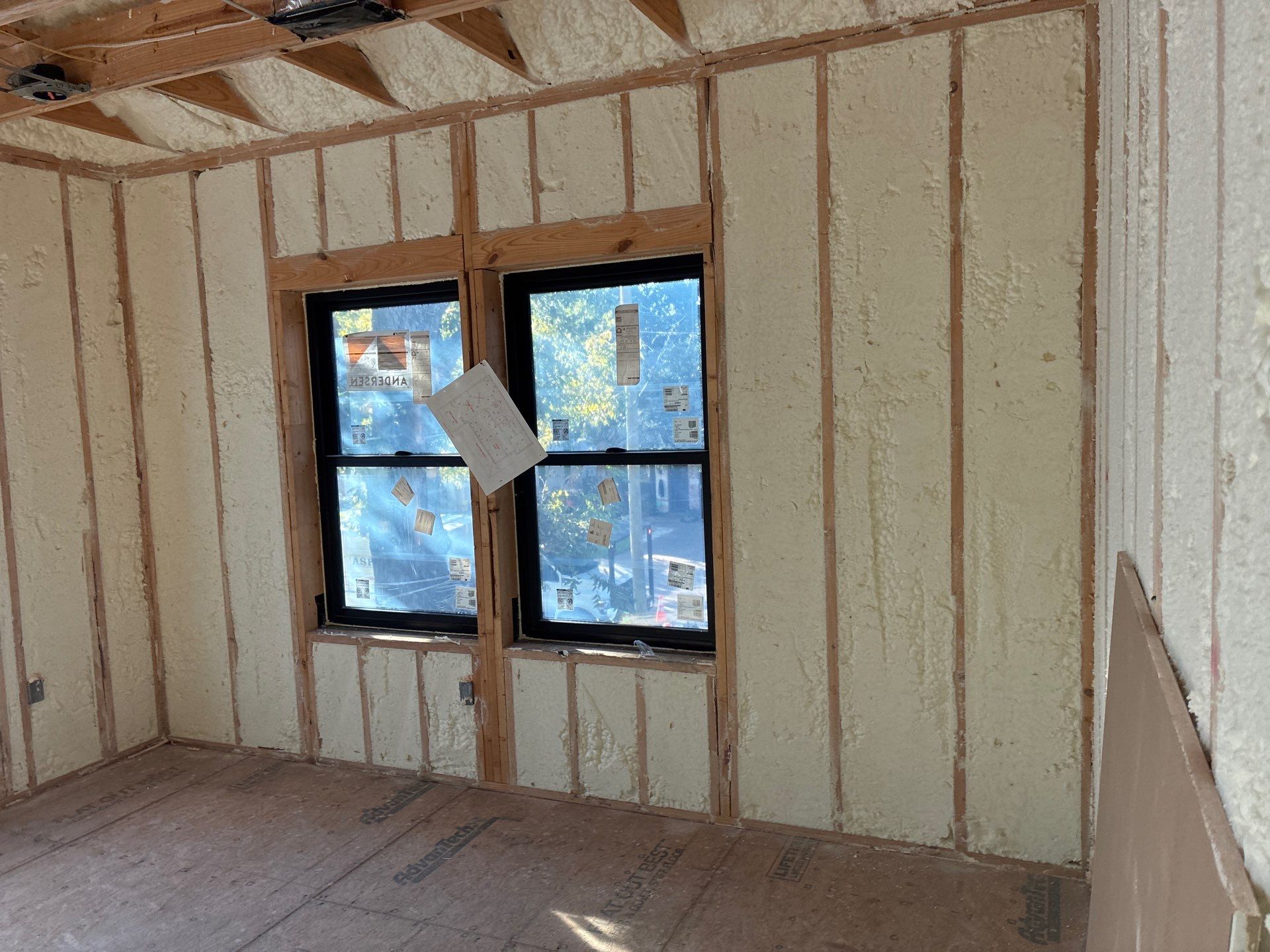 Fully encapsulated Dallas custom home  by Apex Insulation Solutions