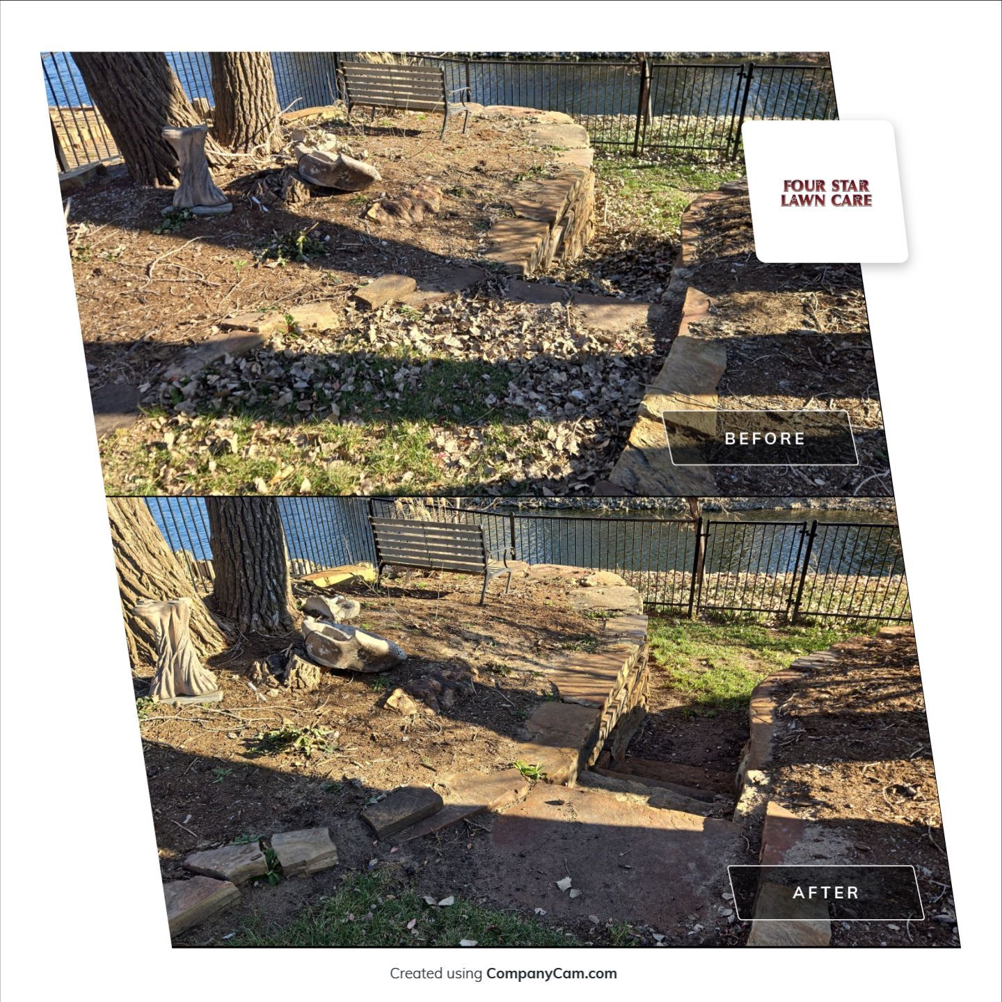 Project in Wichita by Four Star Lawn Care