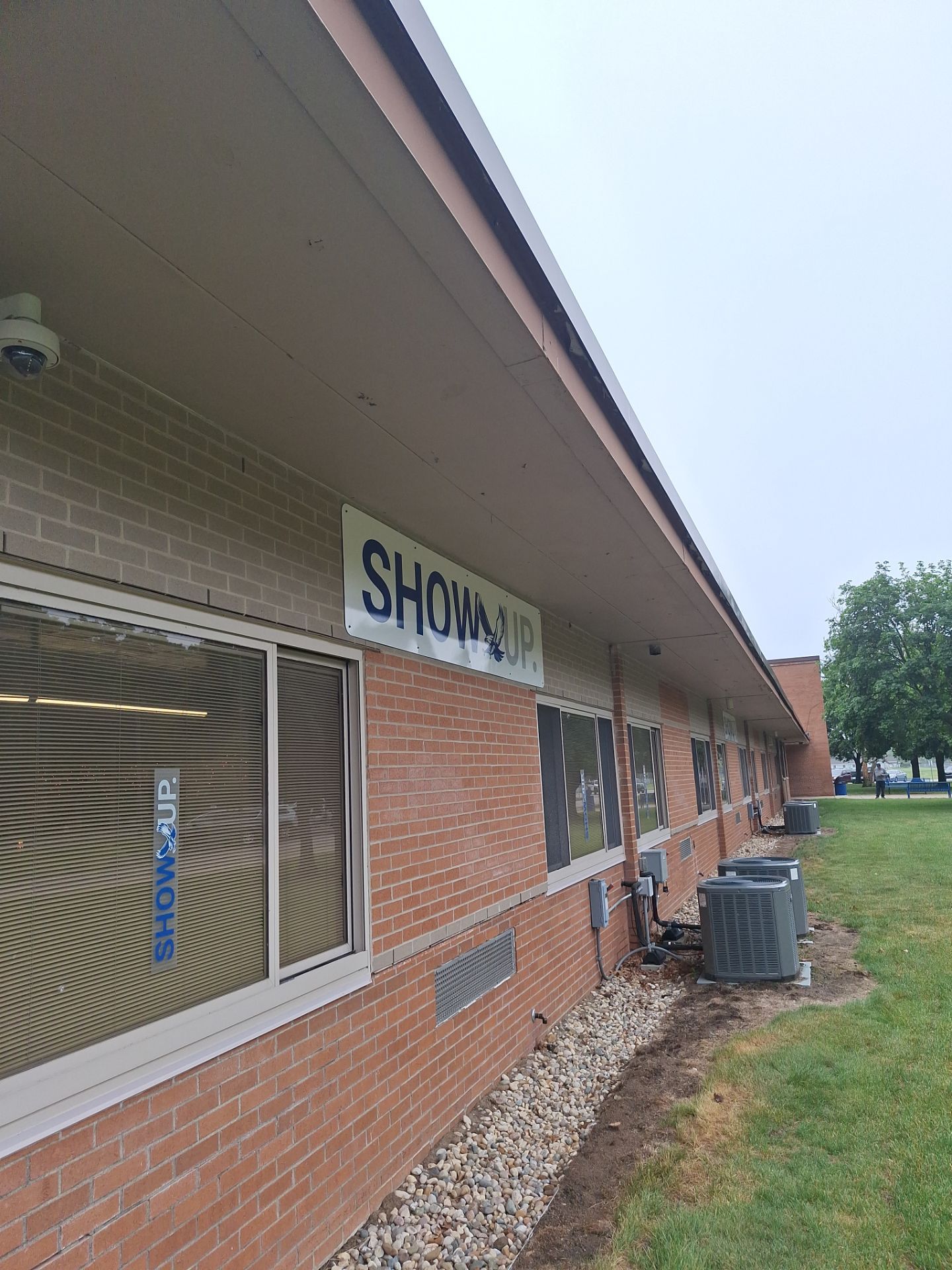 Commercial Exterior Pressure Washing and Soffit Preparation in Muskegon by Gordon Painting