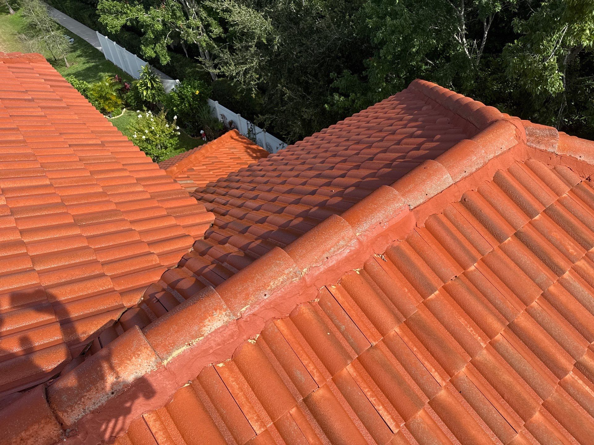 Soft Wash Tile Roof Cleaning in Sonoma Community, Sarasota, FL by Sunshine AquaWash