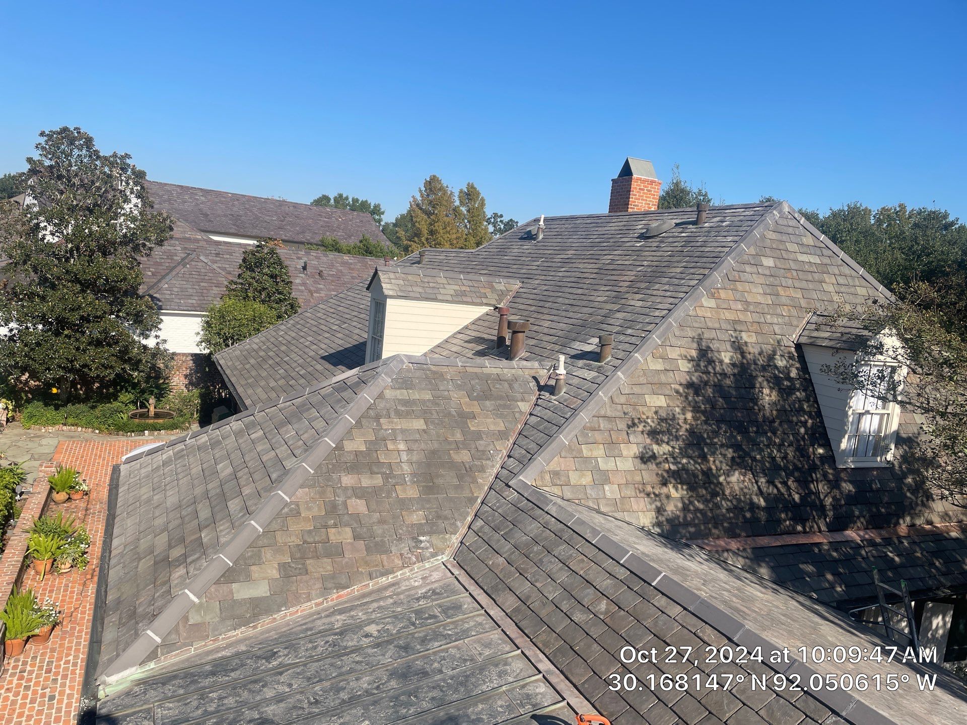 Slate Install on an A Hays Town Home by Ahm Construction LLC