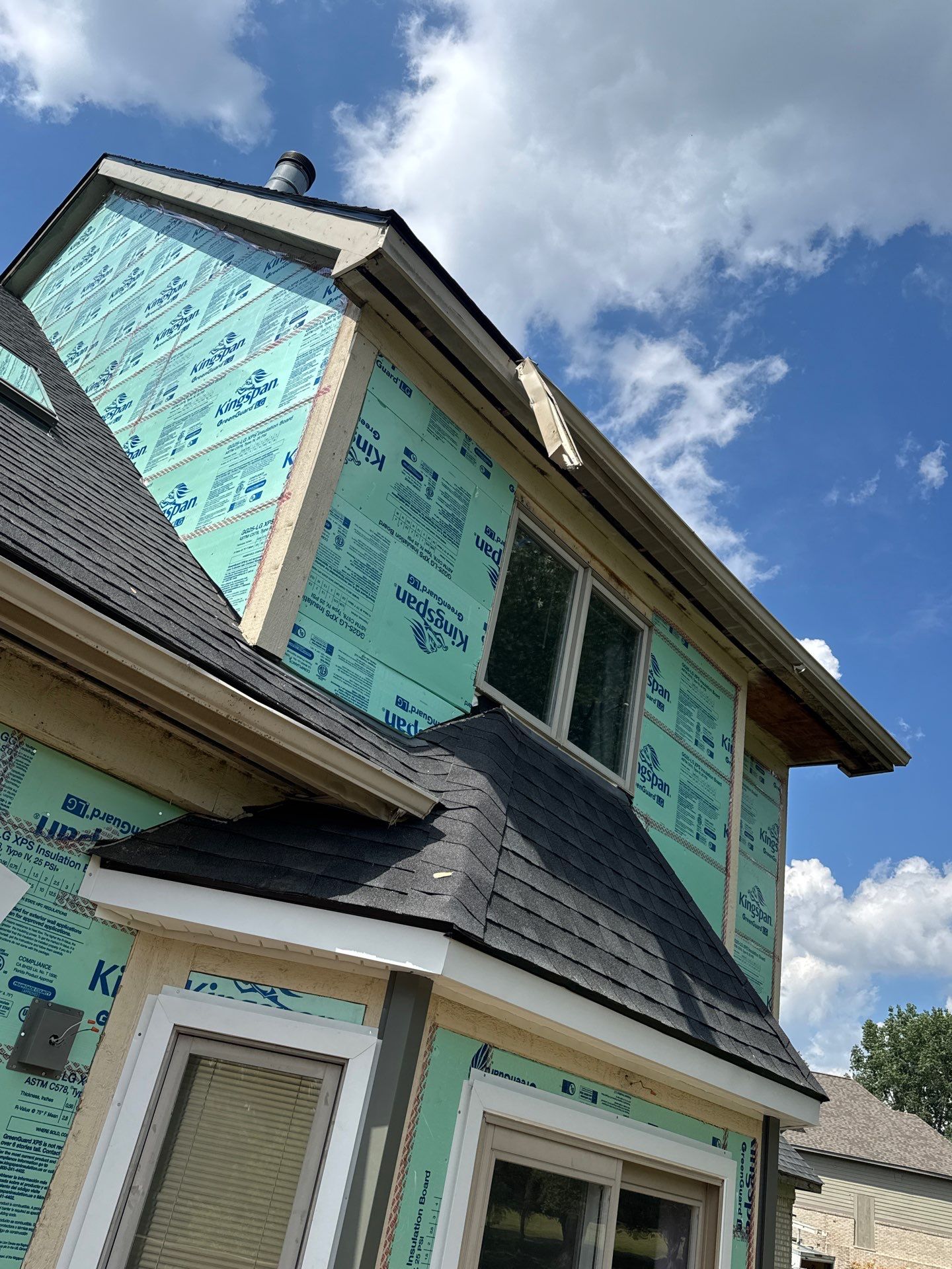 Siding Replacement using Alside Mountain Fern by 180 Contractors