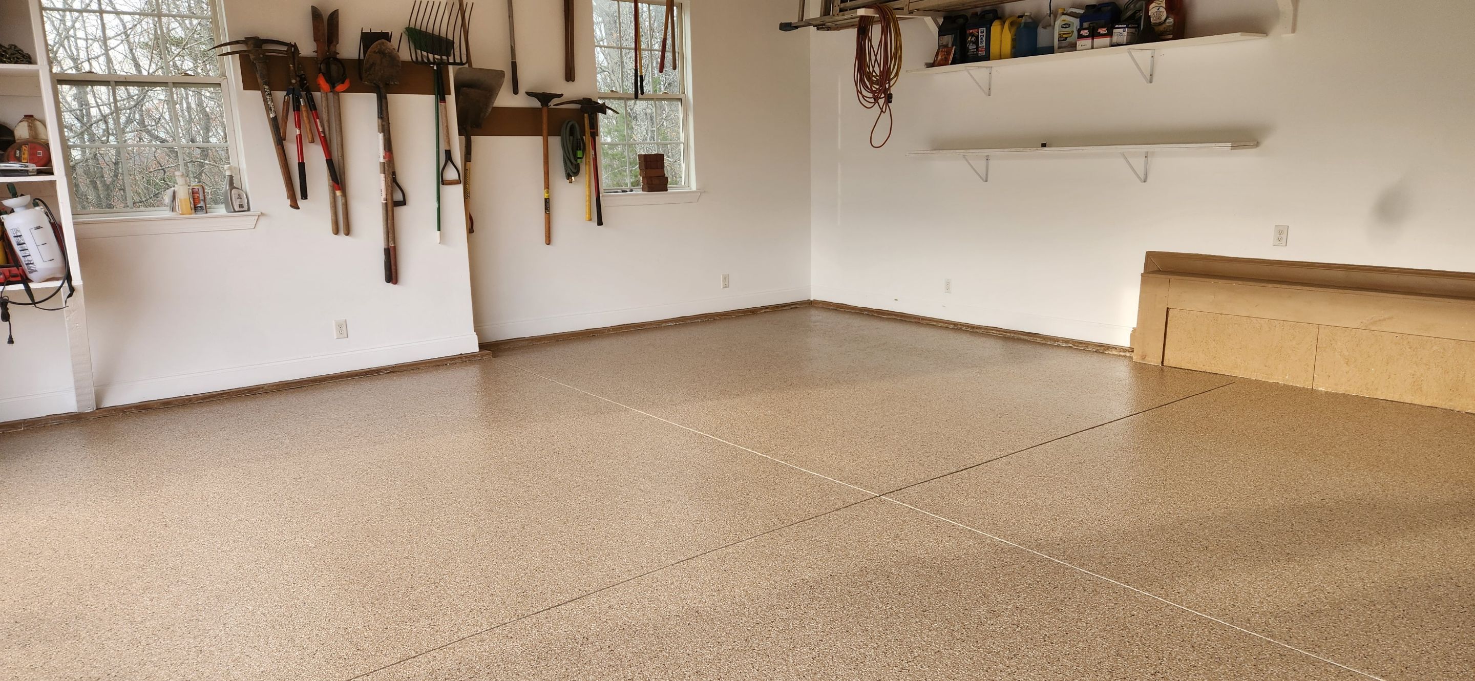 Garage using Safari by Elite Floor Solutions