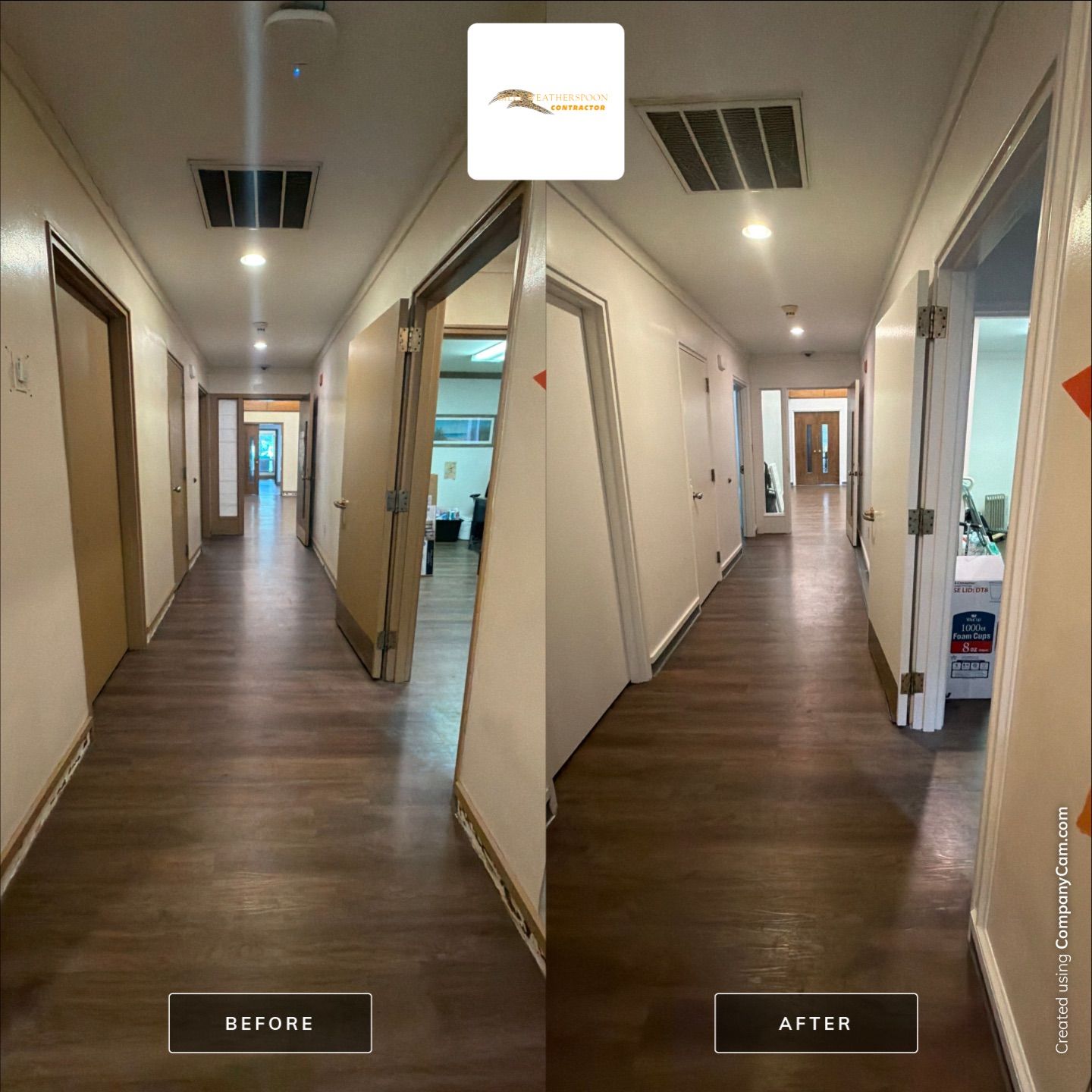 Commercial Interior Repaint – Full Building by Billy Weatherspoon Contractor