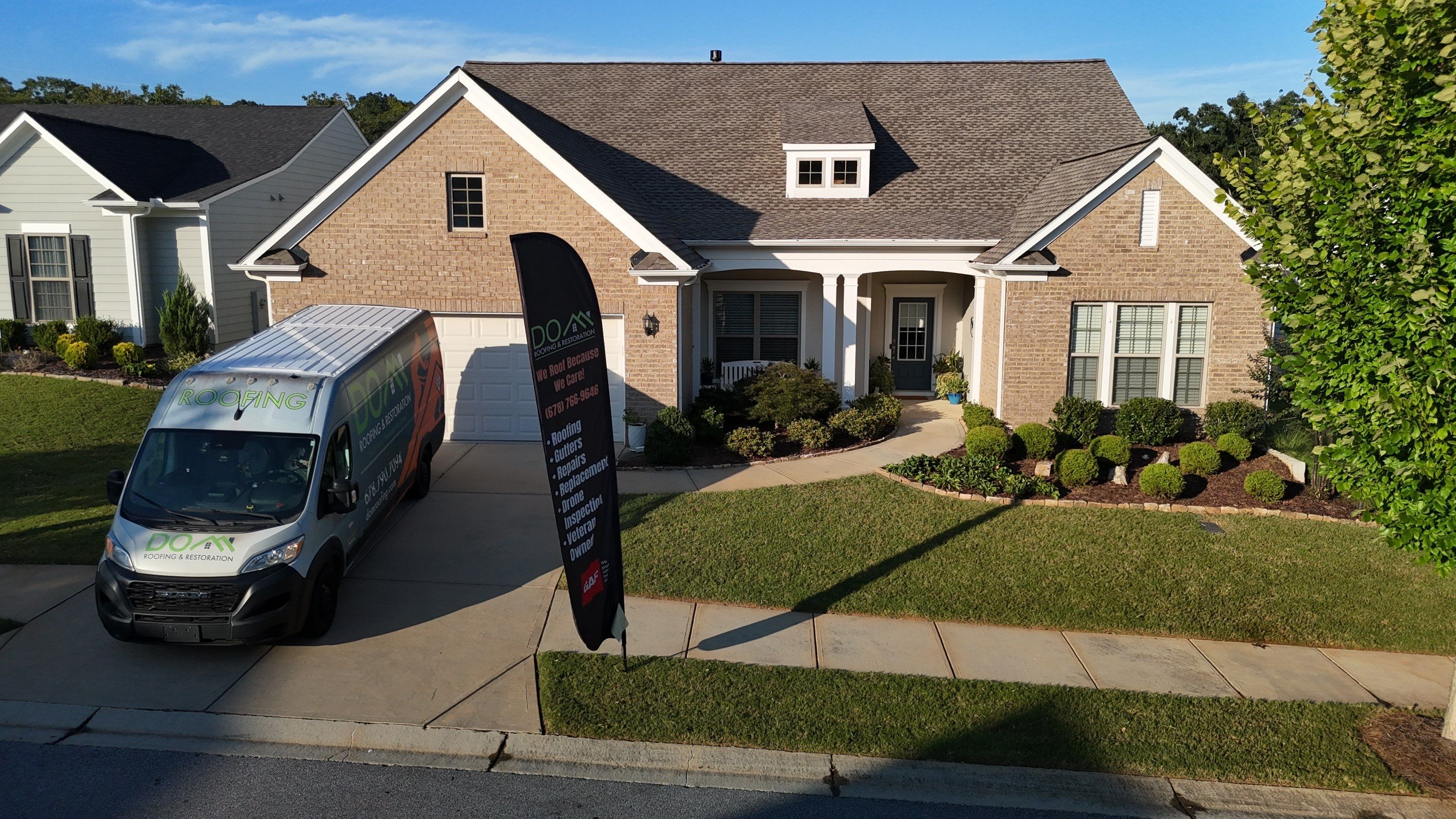 Ventura Place Hoschton Roof Replacement  by Dom Roofing & Restoration