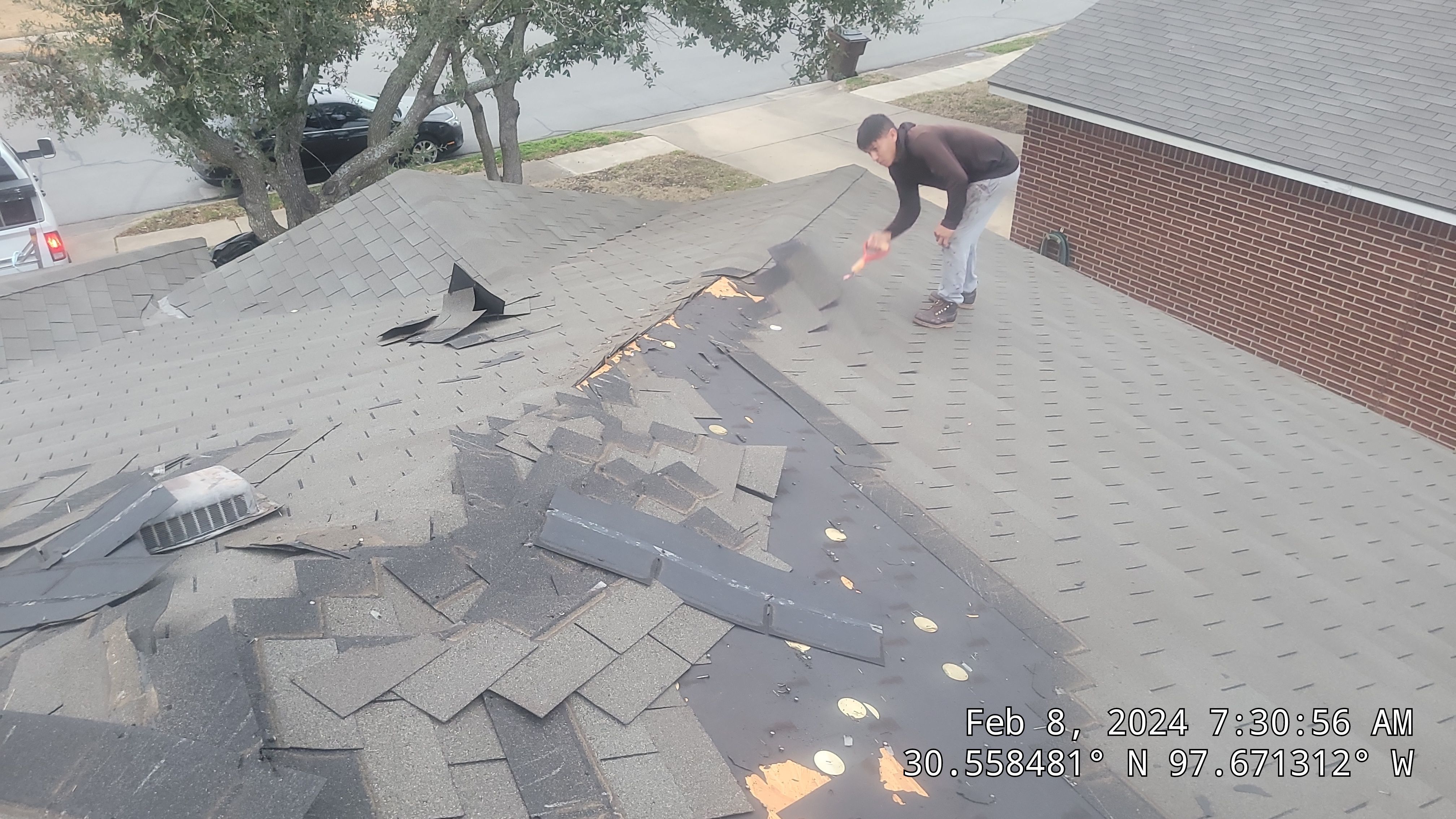 Round Rock Hail Damage Restoration and IKO Dynasty Roof Replacement by Caliber Restoration LLC
