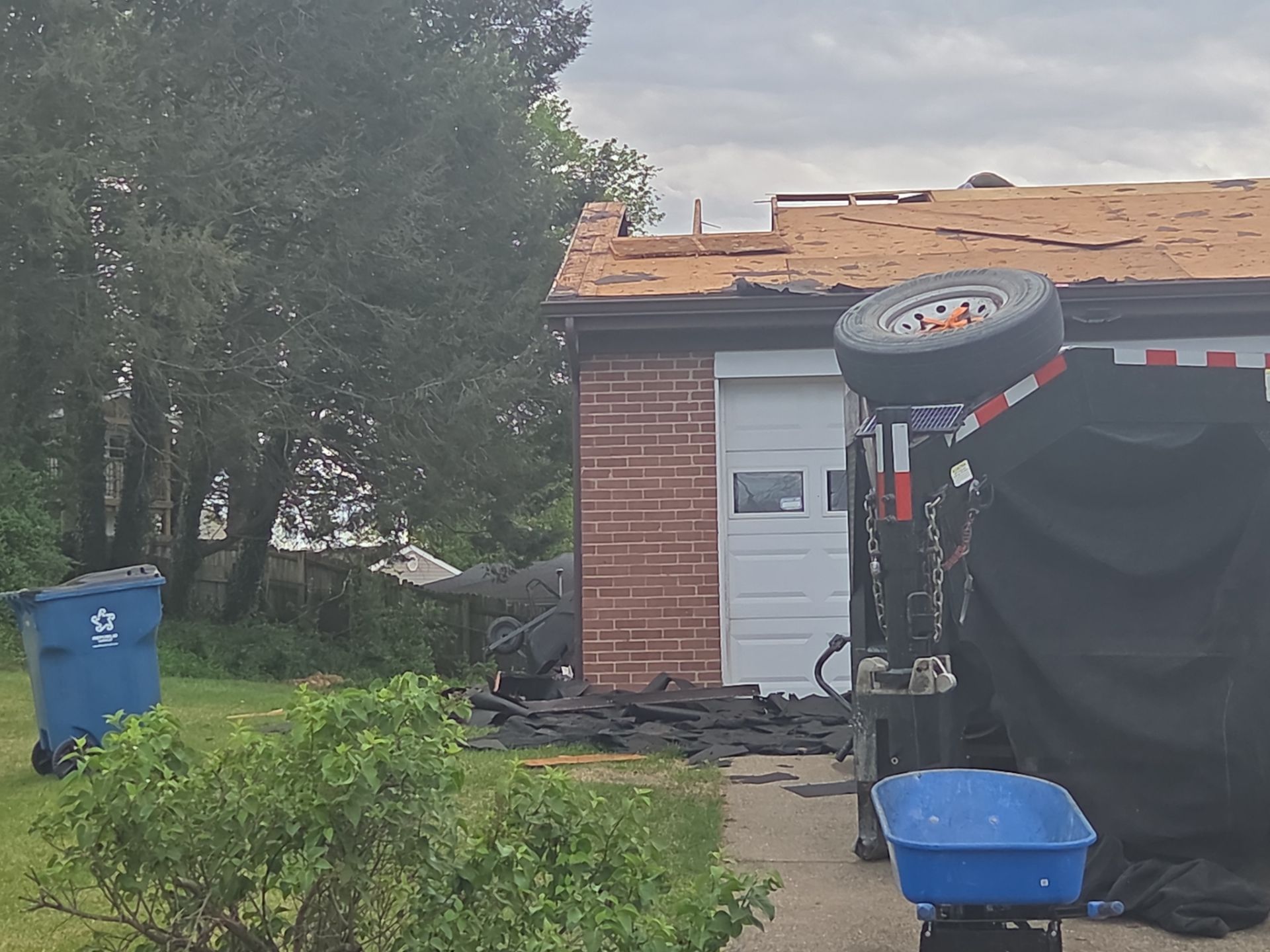 Full Residential Roof Replacement and Decking Installation in Ona, WV by Mr. Roofer