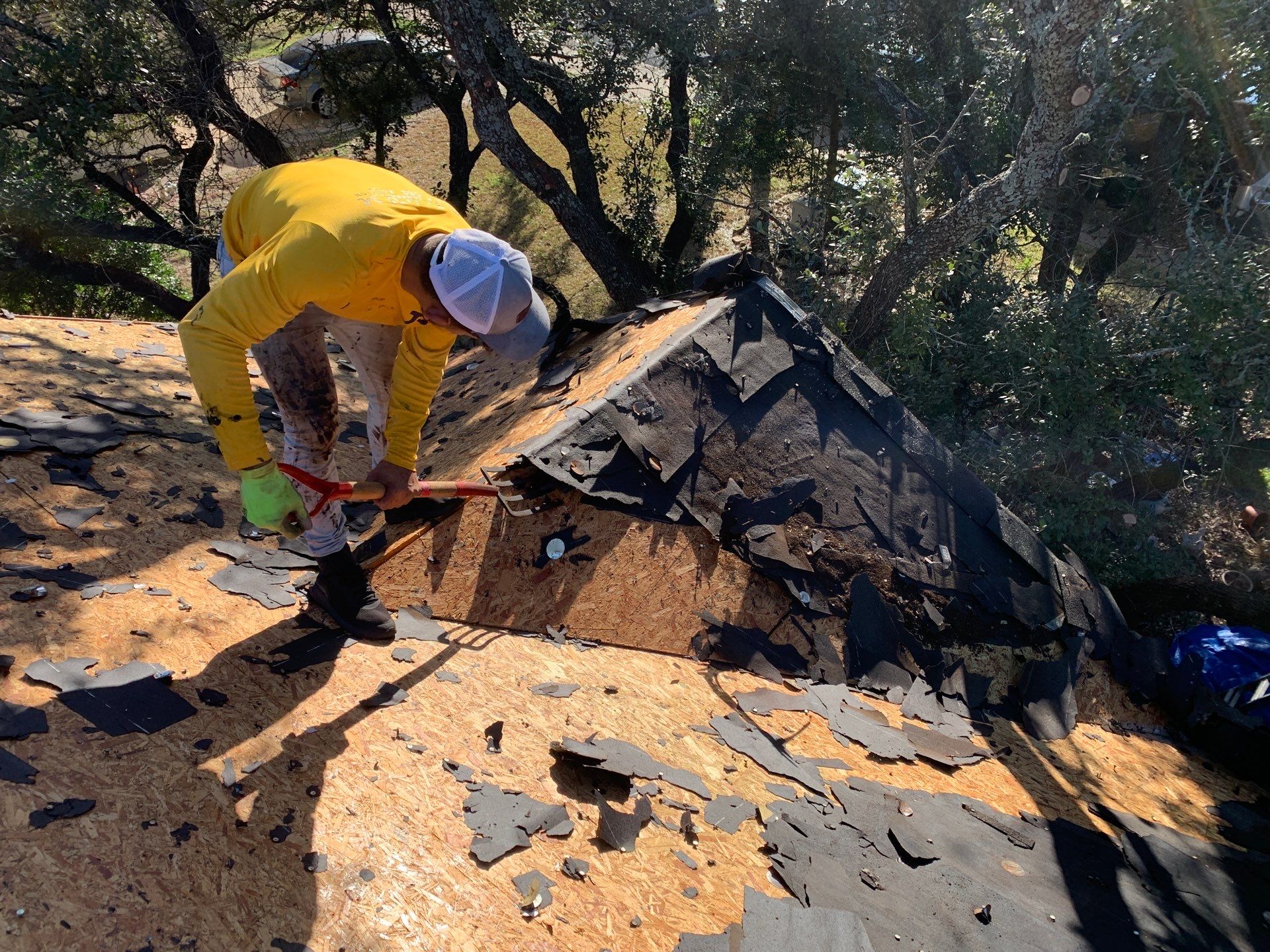Cedar Park Roofing Replacement With Malarkey Vista AR Shingles and Decking Repair by Caliber Restoration LLC