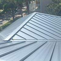 24ga 1.5" Mechanical Seam Mill Finish by Total Roofing System The Metal Roof Experts
